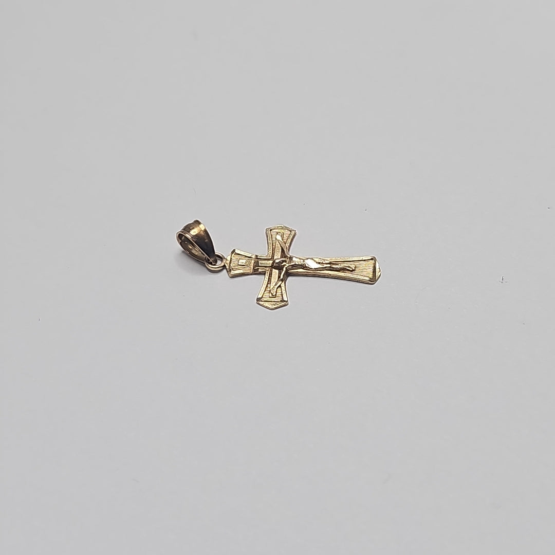 CRUCIFIJO ORO 14 K 0,70 GRMS (SEMINUEVO)