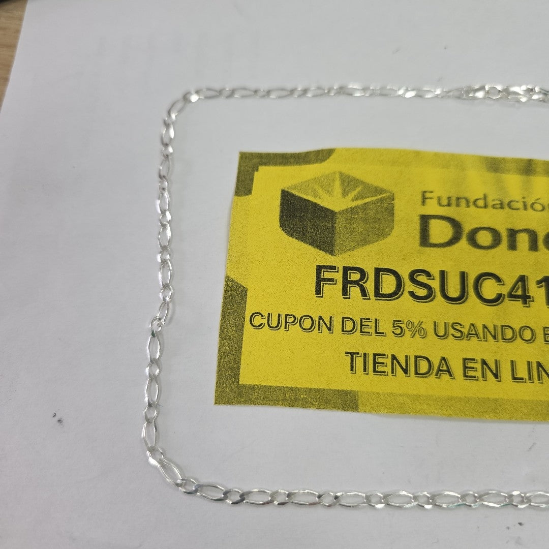 CADENA 1X1 PLATA .925 55 CM 6.62 GR (NUEVO)