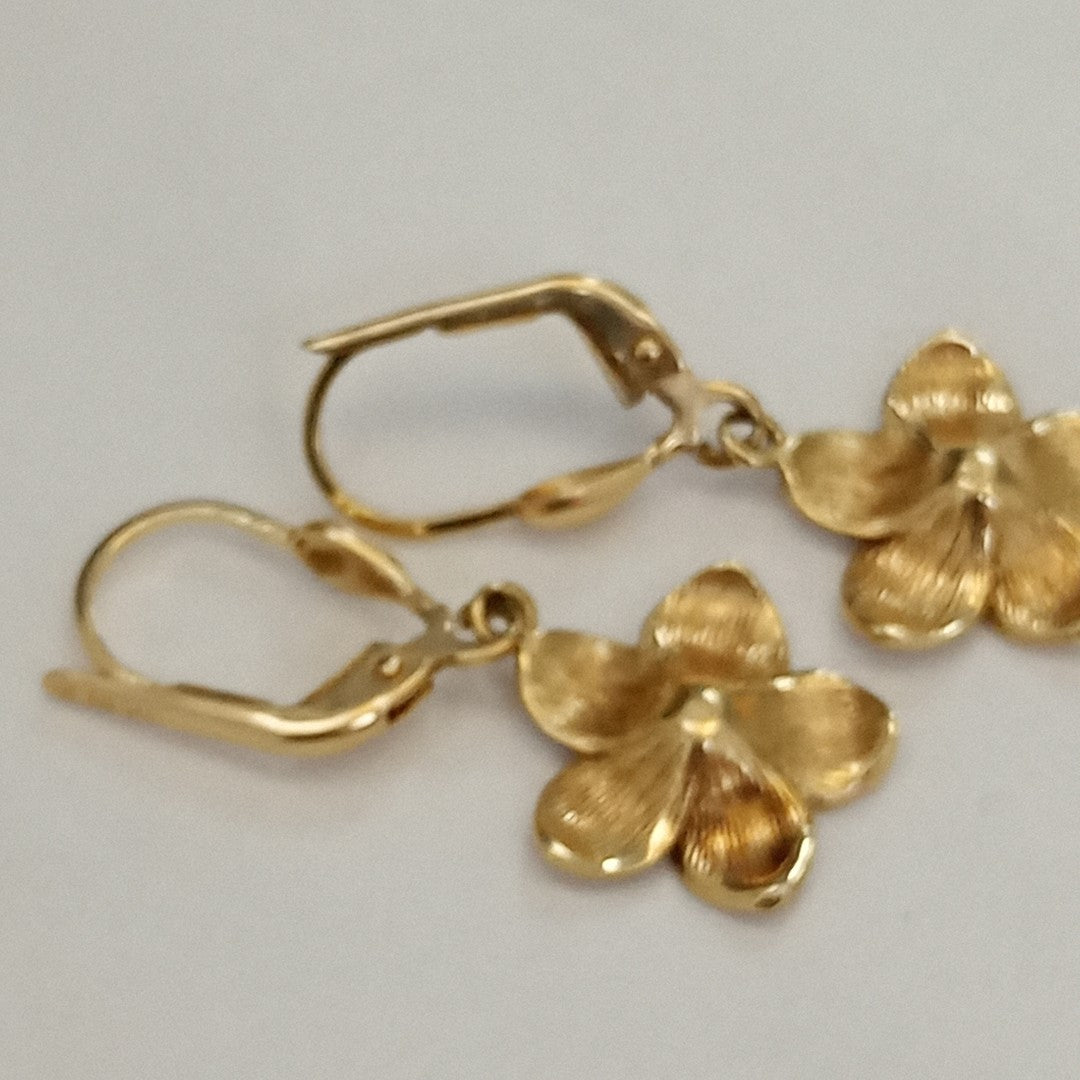 ARETES PAR ORO 14 K 2,90 GRMS (SEMINUEVO)
