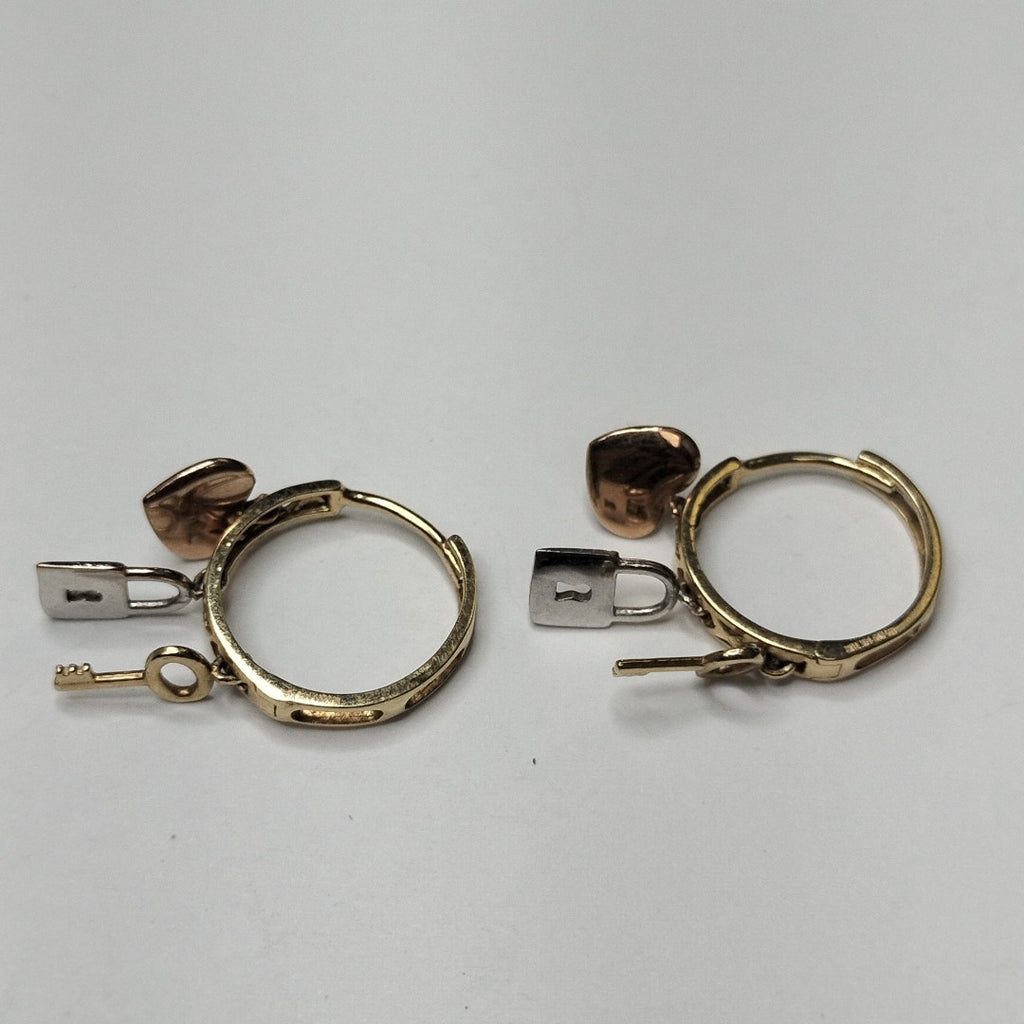 ARETES PAR ORO 14 K 2.3 GRMS (SEMINUEVO)