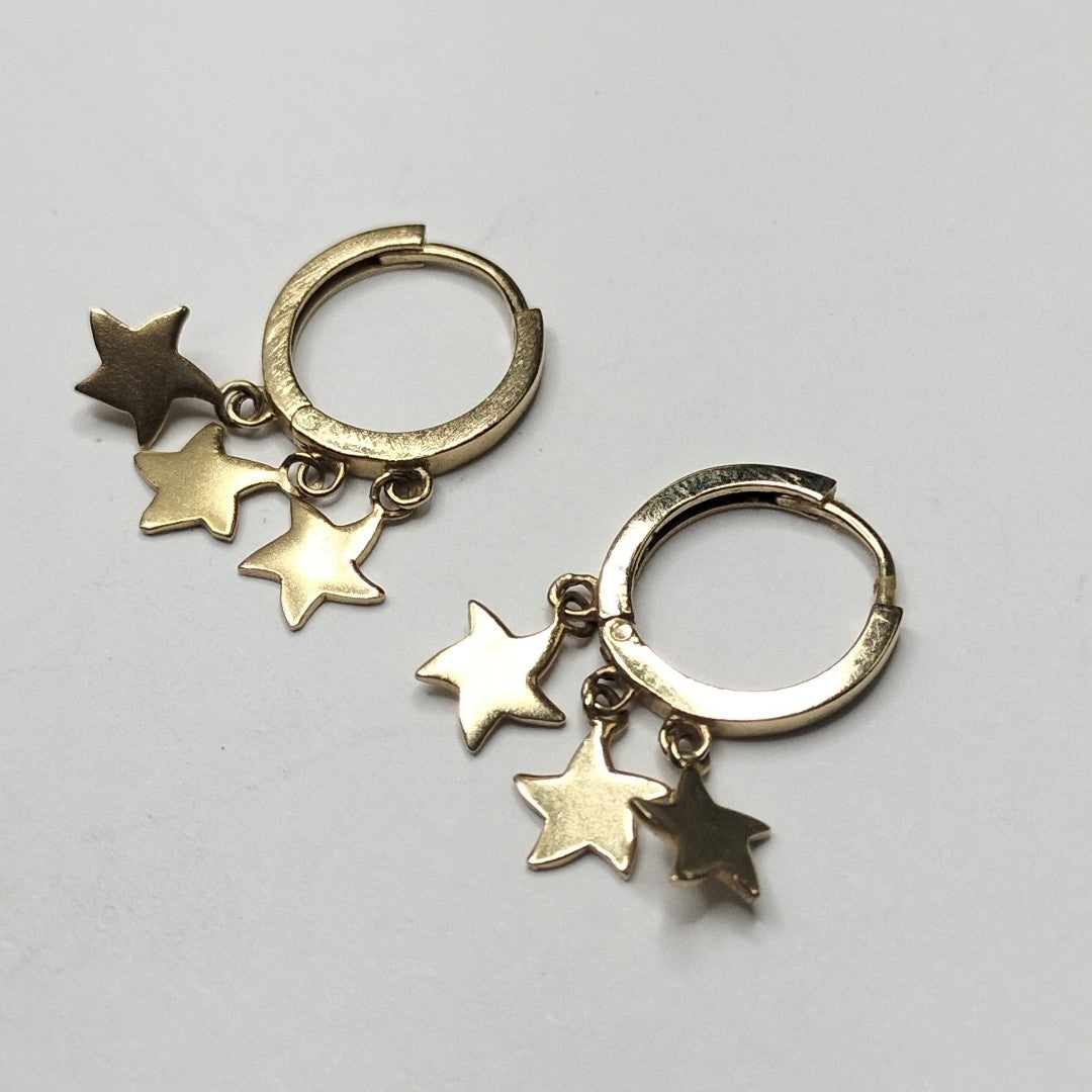 ARETES PAR ORO 14 K 2.3 GRMS (SEMINUEVO)