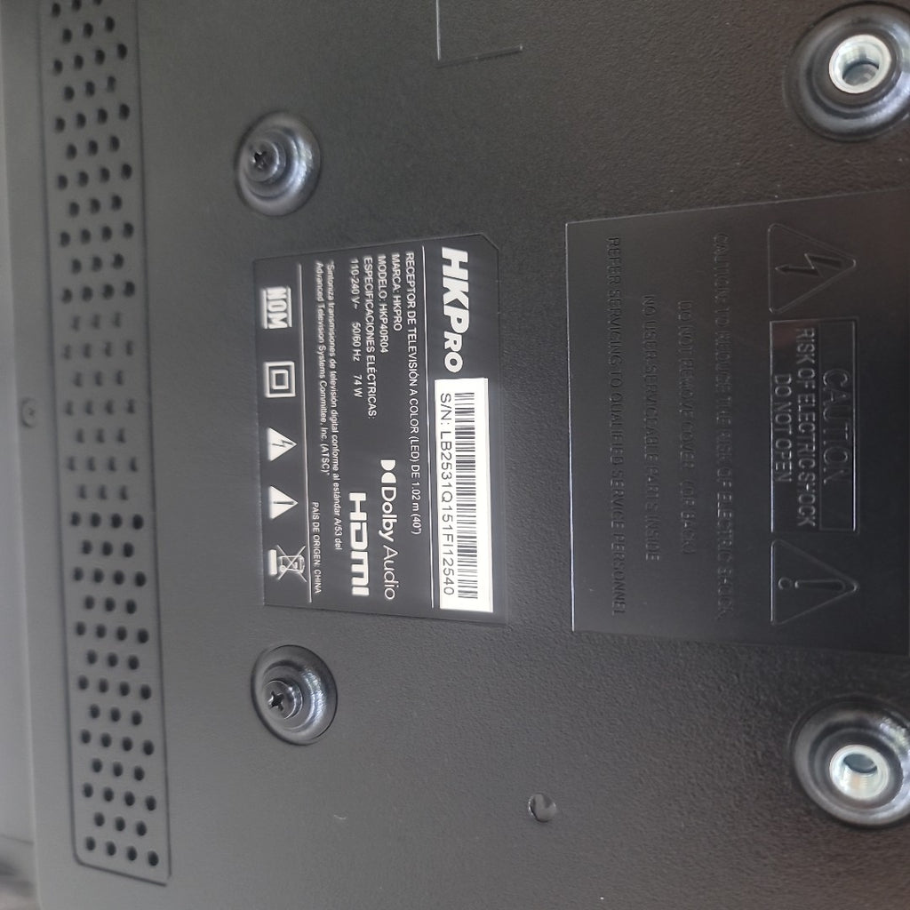 PANTALLA HKPRO HKP40R03 40" LED FHD (SEMINUEVO)
