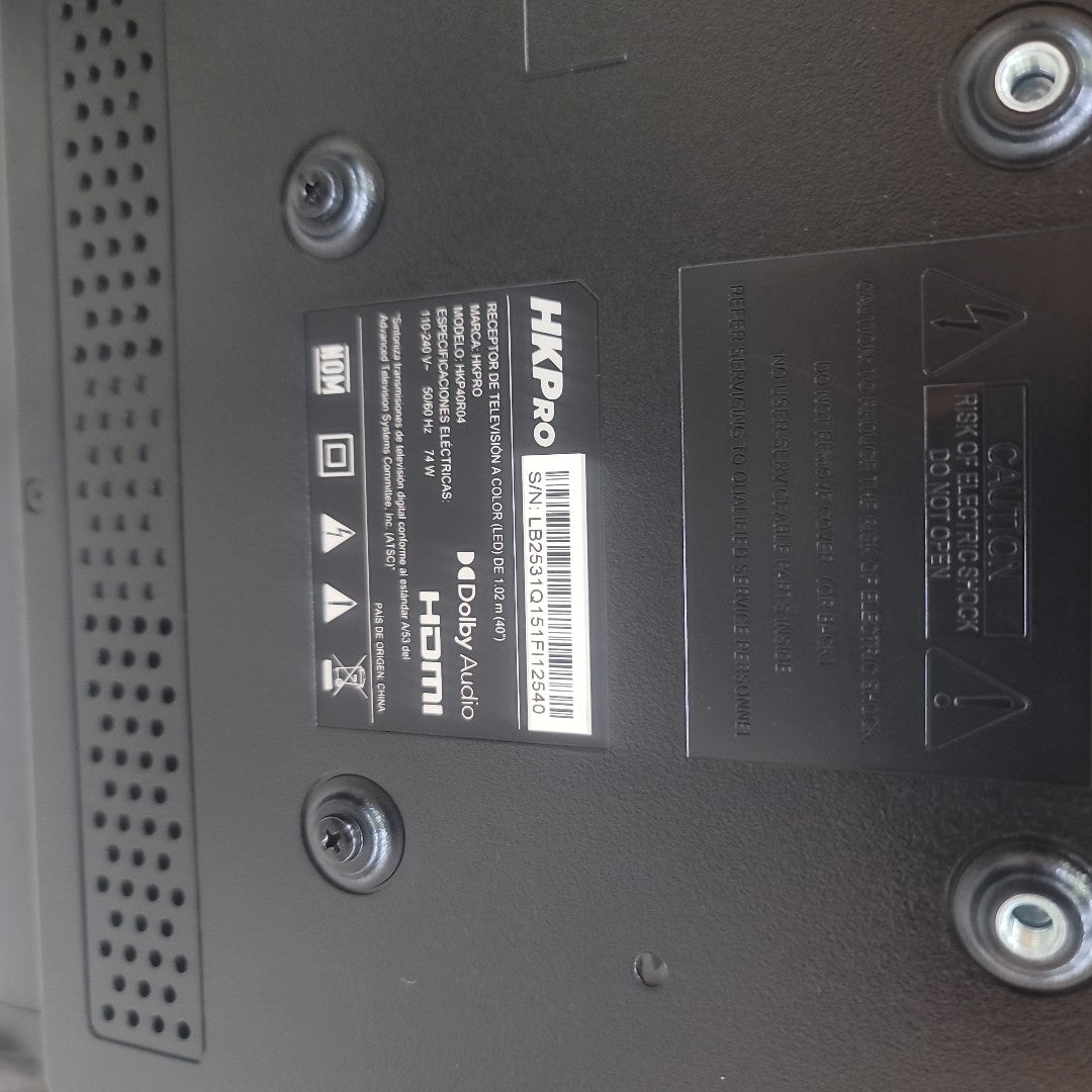 PANTALLA HKPRO HKP40R03 40" LED FHD (SEMINUEVO)