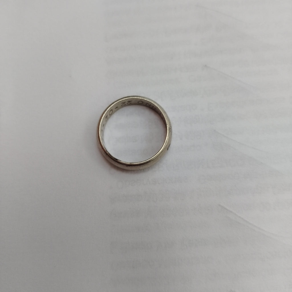 ARGOLLA ORO,ORO BLANCO 14 K 3,50 GRMS (SEMINUEVO)
