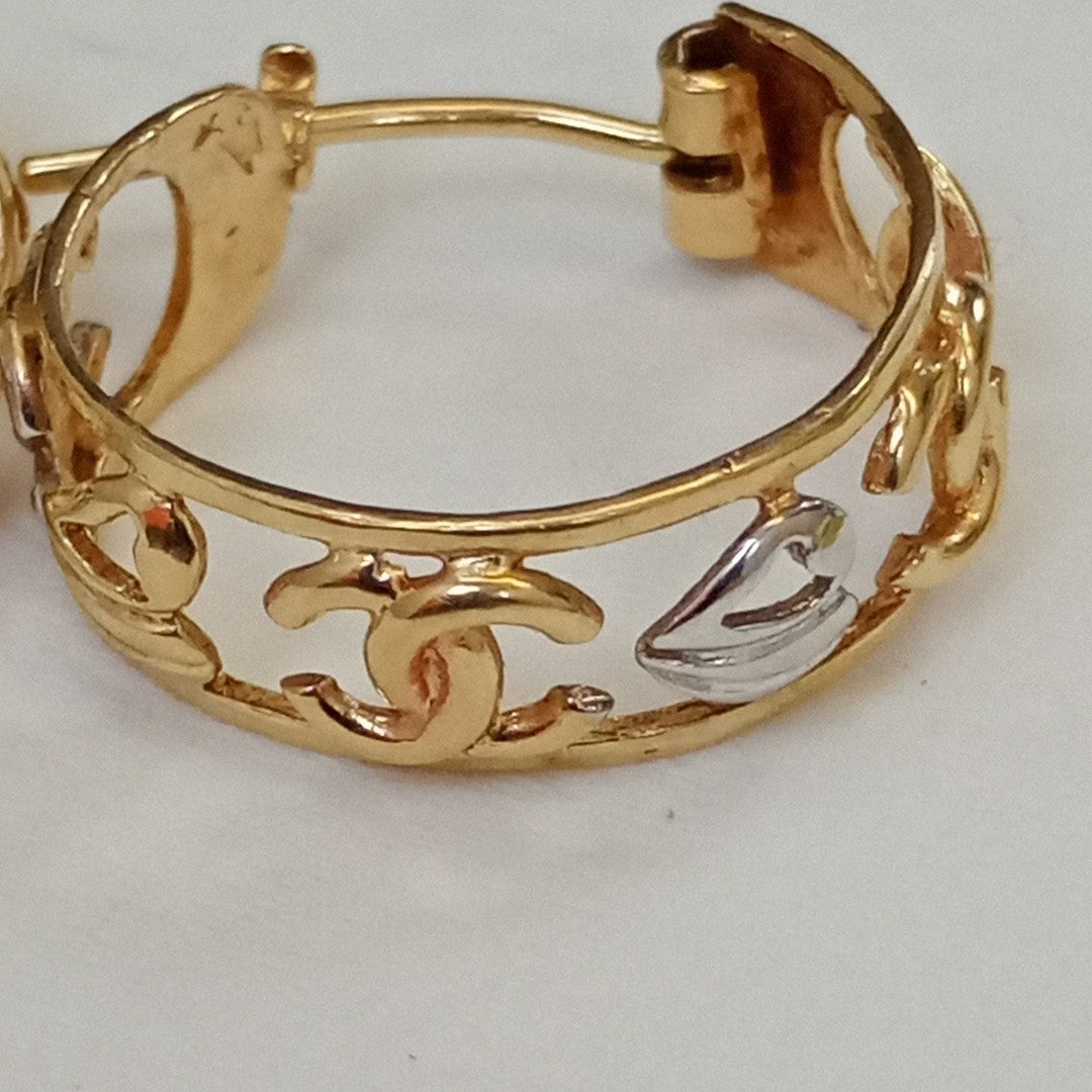 ARRACADAS PAR ORO 14 K 4.2 GRMS (SEMINUEVO)
