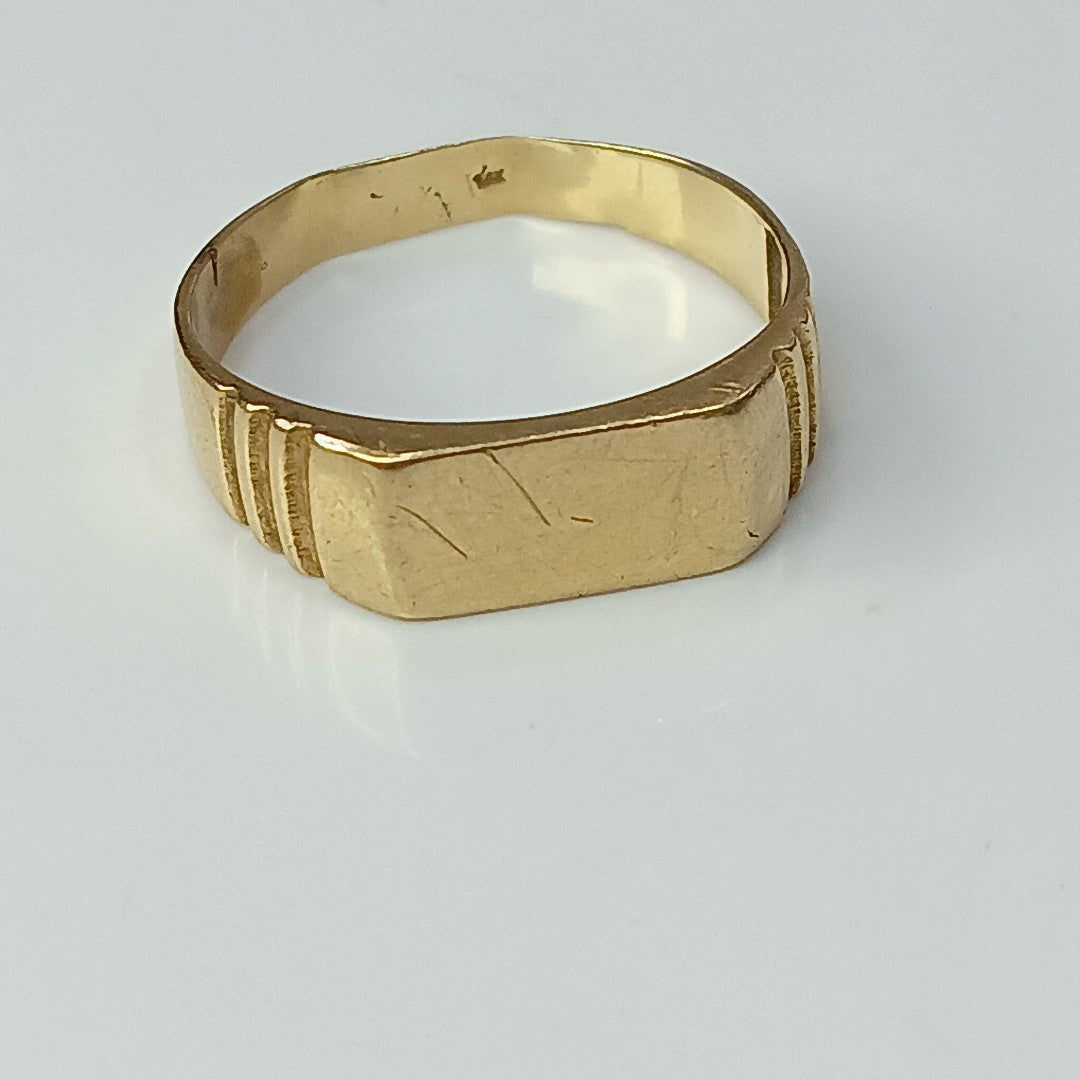 ANILLO ORO 14 K 3.3 GRMS (SEMINUEVO)