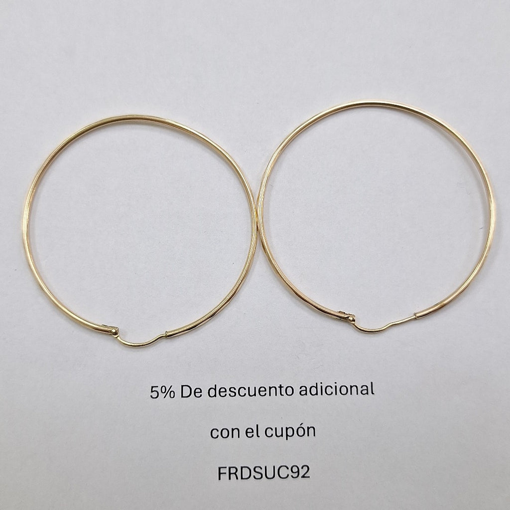 ARRACADAS PAR ORO 10 K 3.4 GRMS (SEMINUEVO)