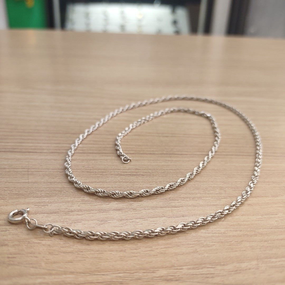 CADENA PLATA 9.1 GRMS (SEMINUEVO)