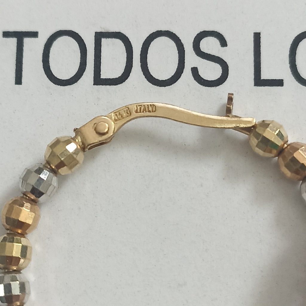 ARRACADAS PAR ORO 14 K 4.6 GRMS (SEMINUEVO)
