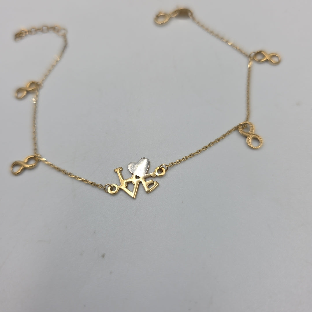 PULSERA ORO 14 K 1.9 GRMS (SEMINUEVO)