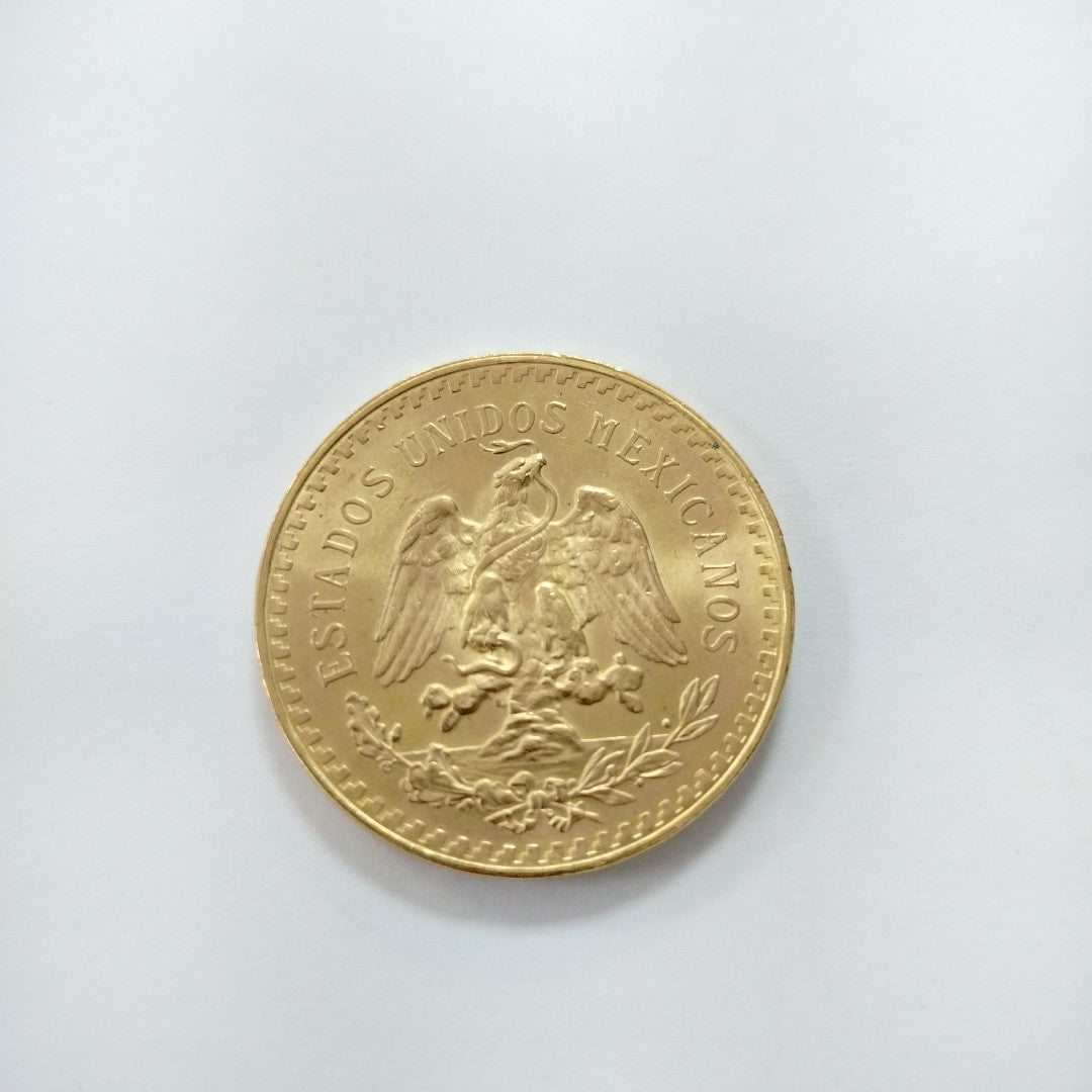 K1 41.6 GRMS 21 K IDENTIFICACIÓN MONEDA NOMINATIVA MONEDAS PESOS 50 PESOS (SEMINUEVO)