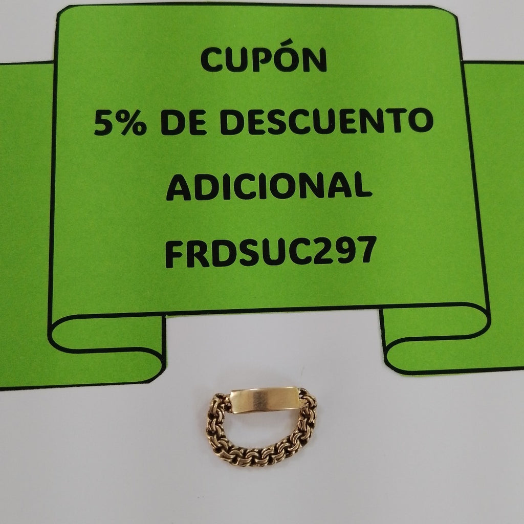 ANILLITO ORO 14 K 2.1 GRMS (SEMINUEVO)