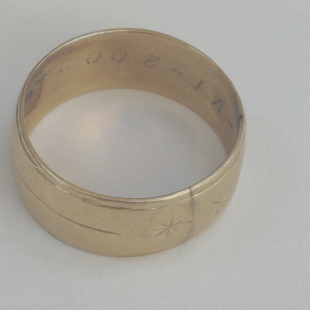 ANILLO ORO 14 K 4.4 GRMS (SEMINUEVO)