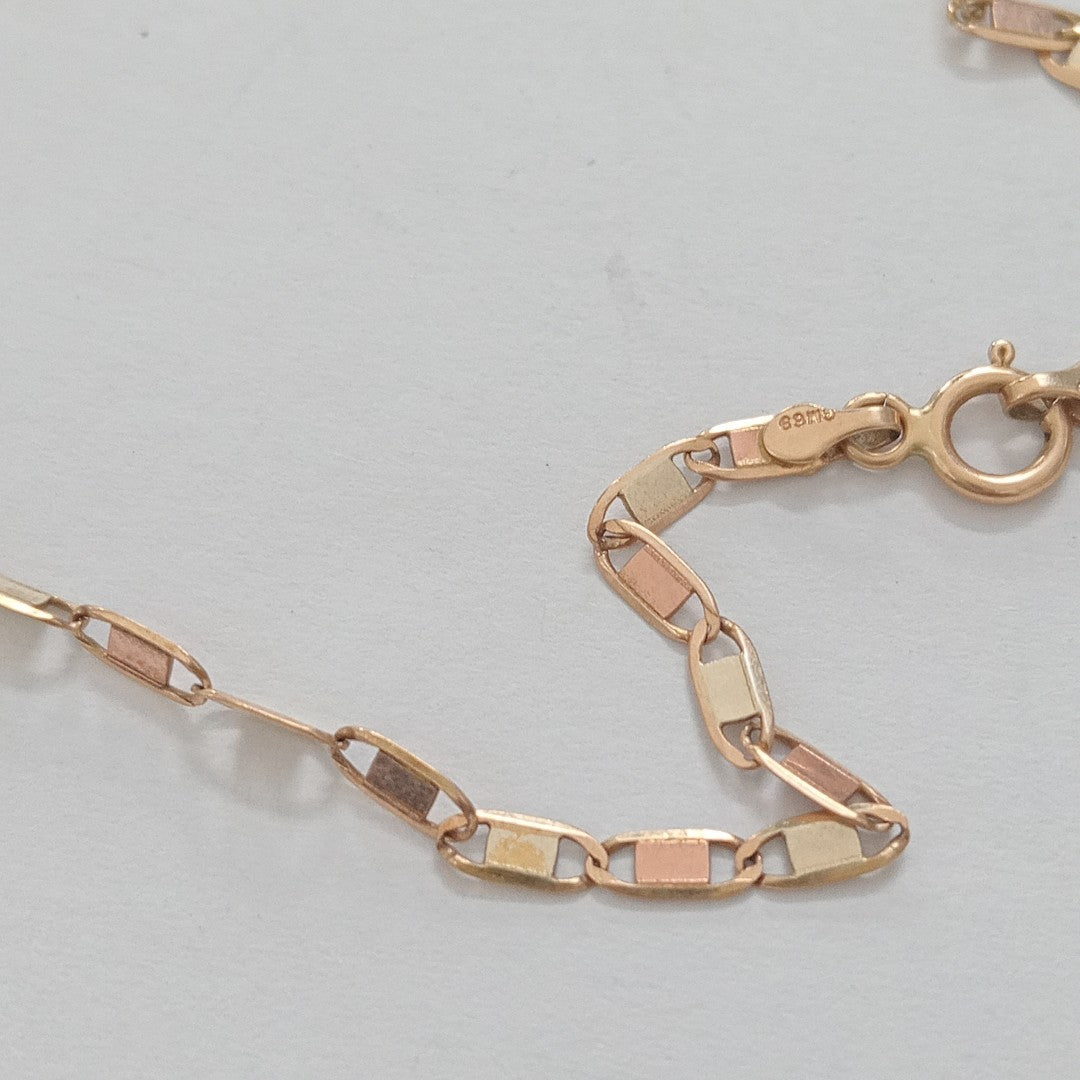CADENA ORO COMBINADO 10 K 3.9 GRMS (SEMINUEVO)