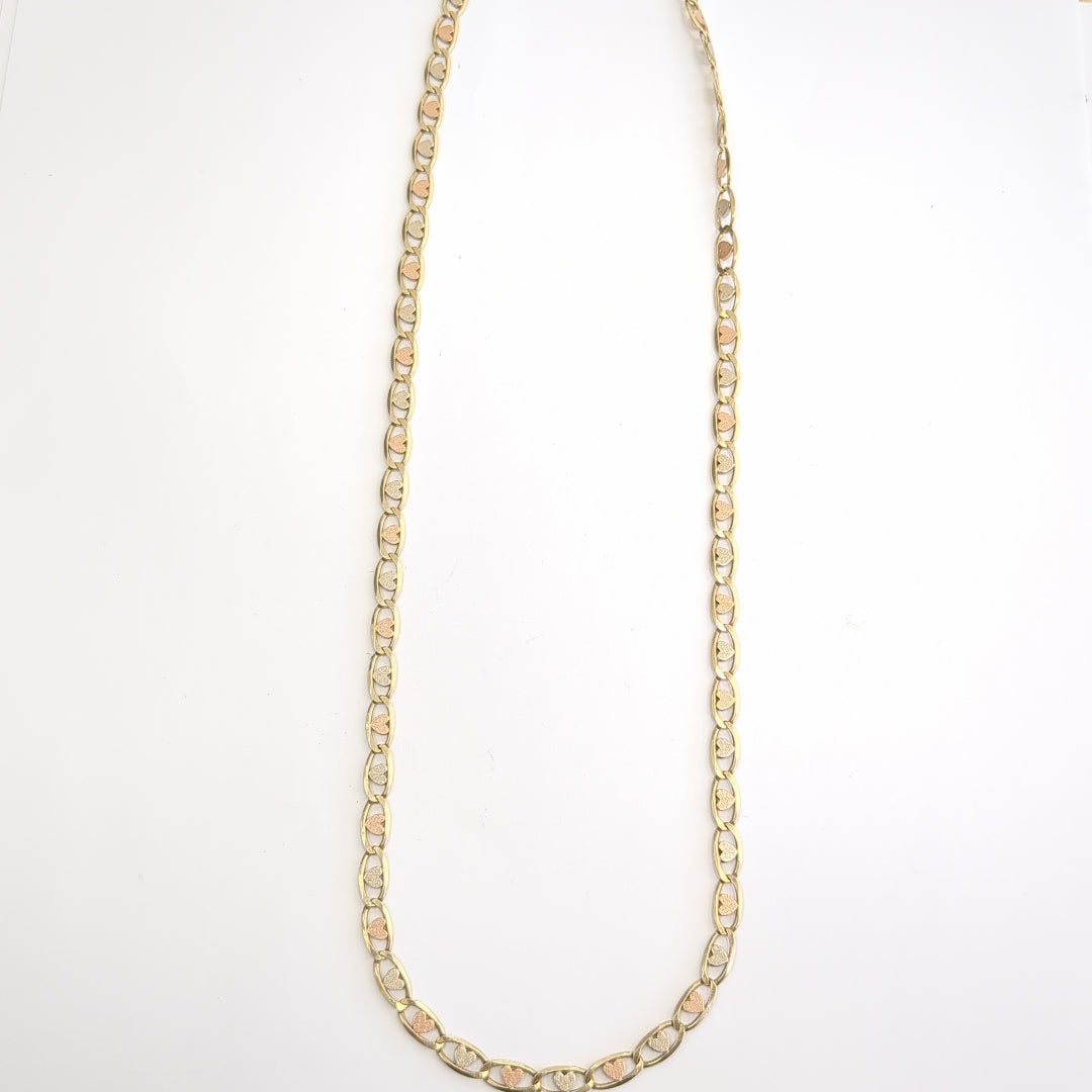 CADENA ORO COMBINADO 14 K 17,80 GRMS (SEMINUEVO)
