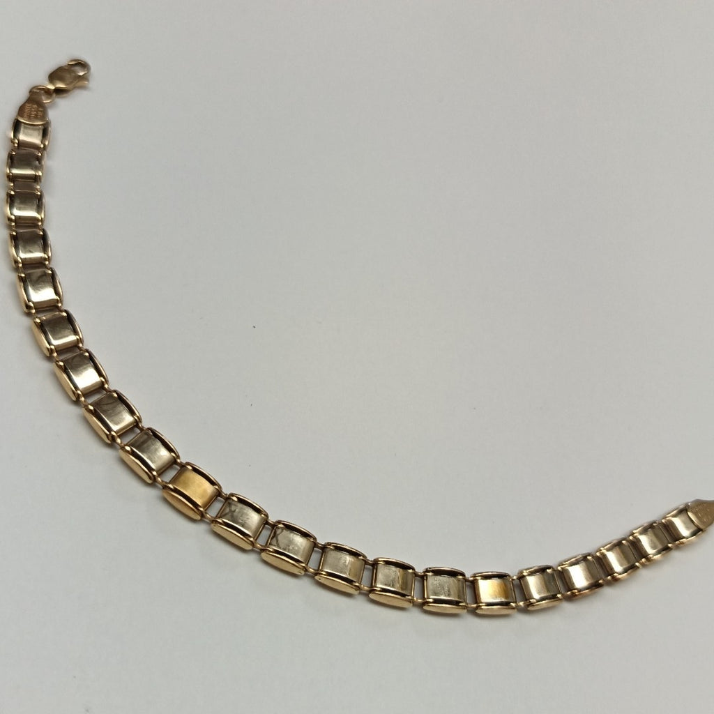PULSERA ORO, ORO BLANCO 14 K 9 GRMS (SEMINUEVO)