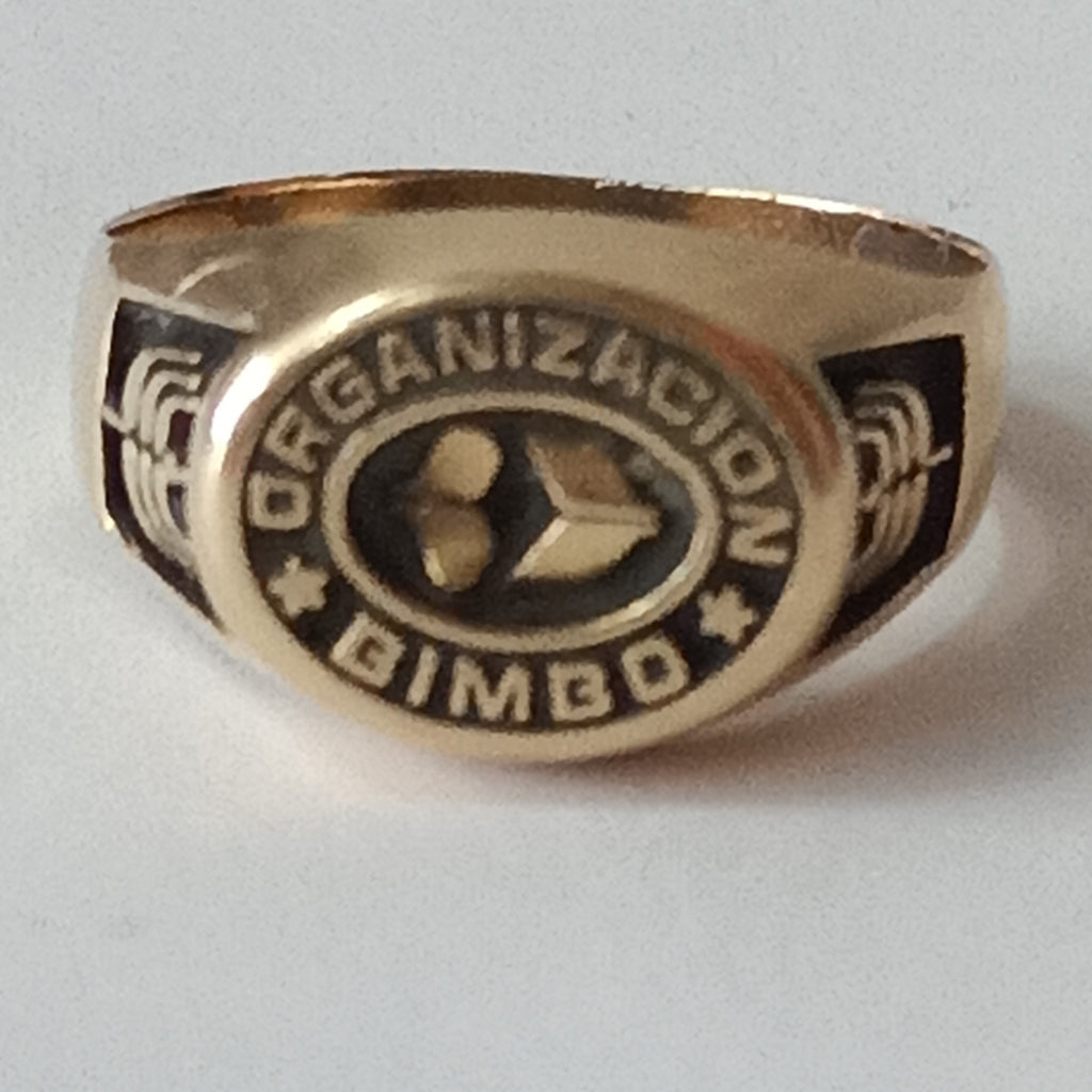ANILLO CONMEMORATIVO ORO 14 K 10 GRMS (SEMINUEVO)