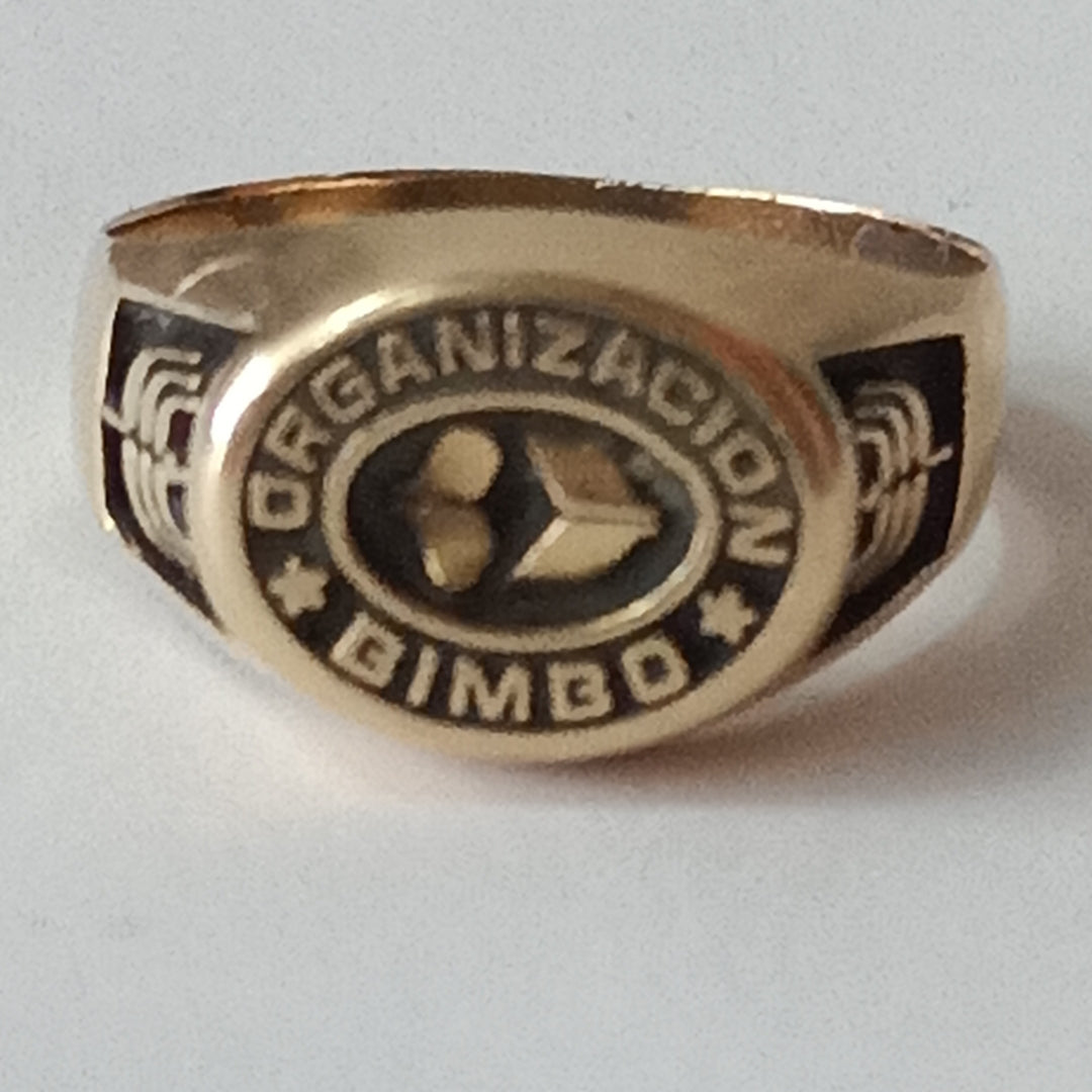 ANILLO CONMEMORATIVO ORO 14 K 10 GRMS (SEMINUEVO)