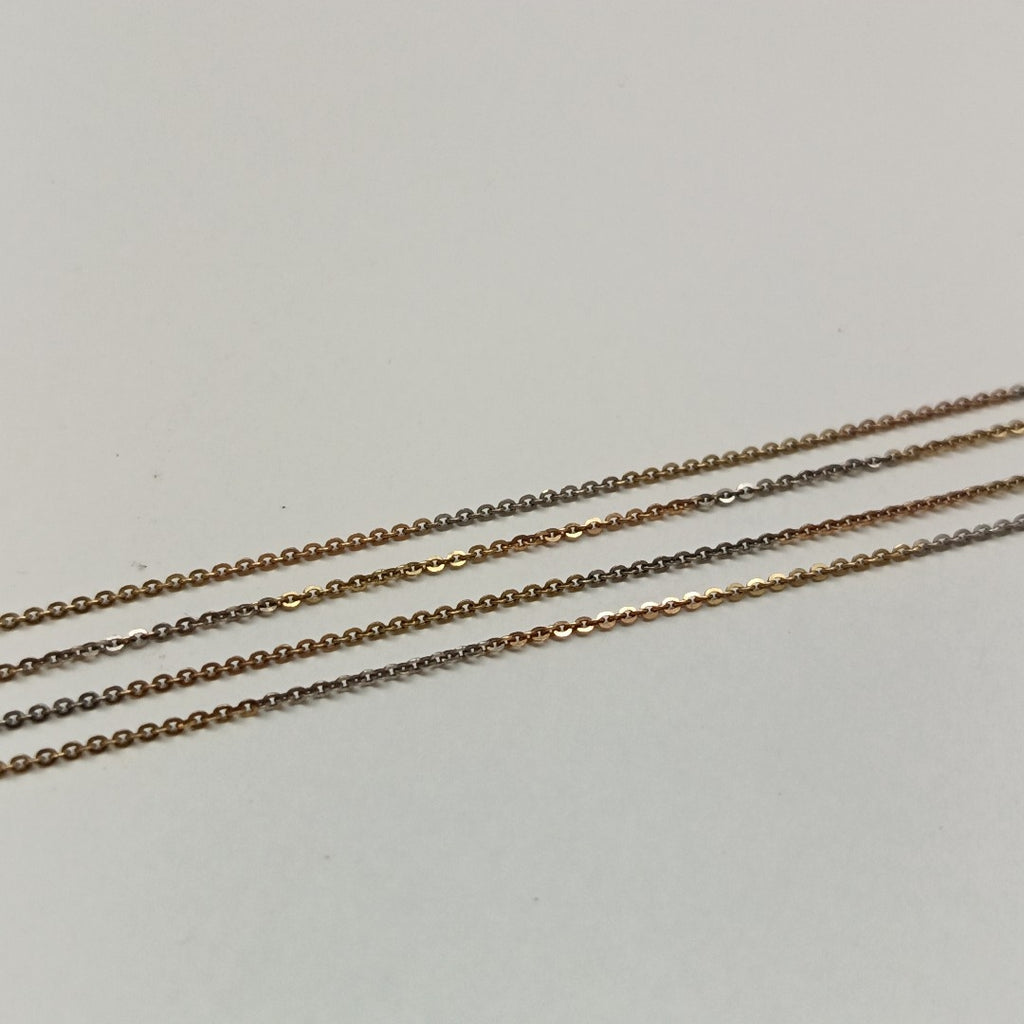 CADENA ORO COMBINADO 10 K 1.6 GRMS (SEMINUEVO)