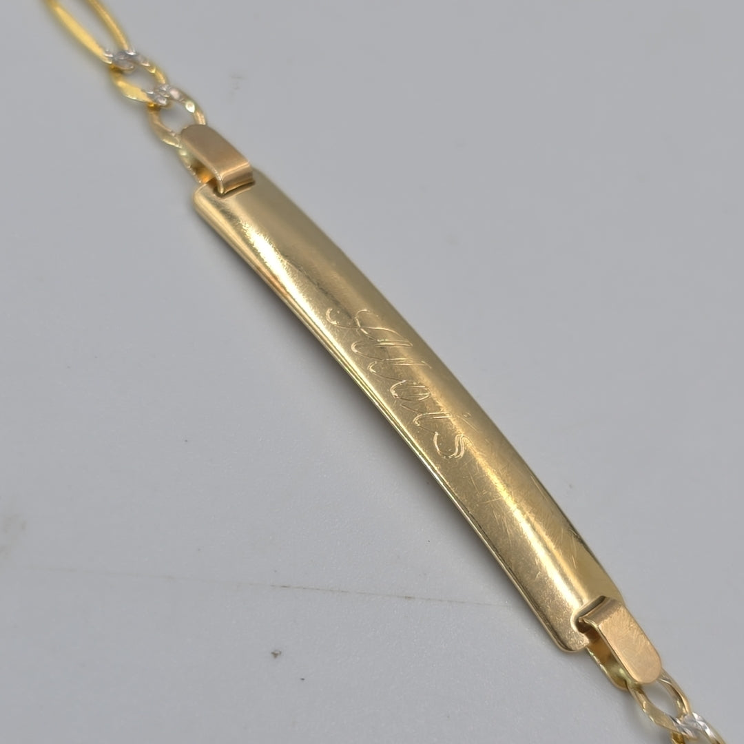 ESCLAVA ORO, RODIADO 14 K 3.5 GRMS (SEMINUEVO)