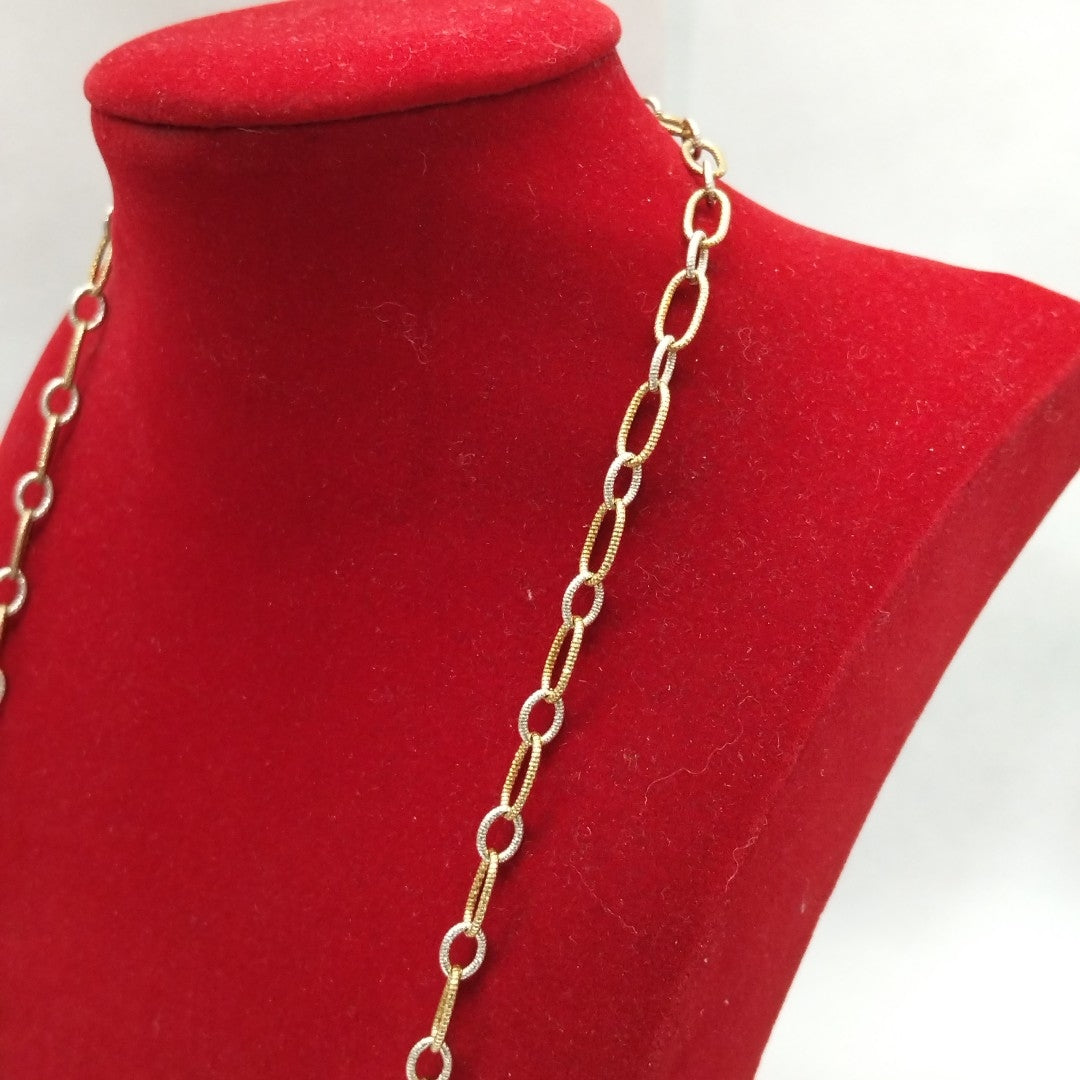 CADENA ORO,ORO BLANCO 14 K 15,10 GRMS (SEMINUEVO)