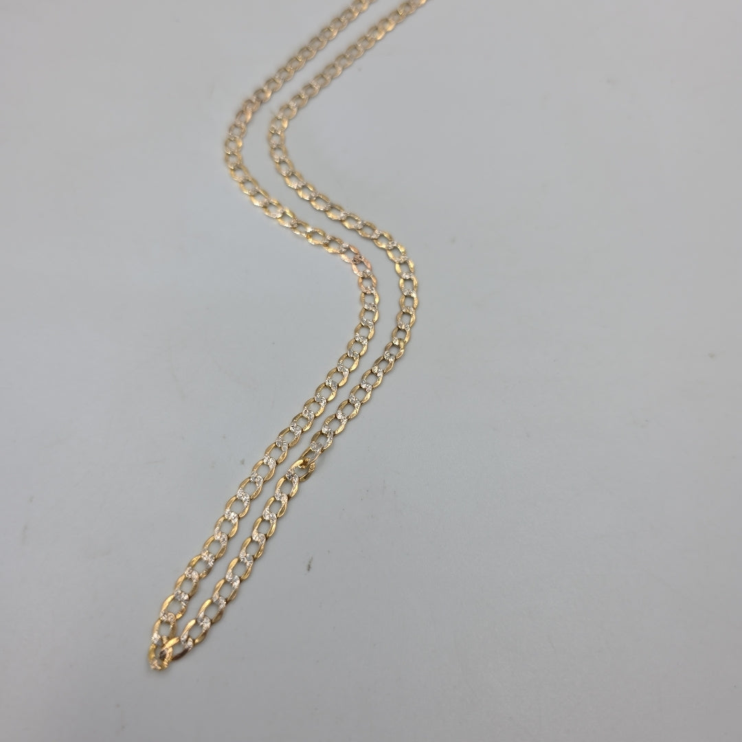 CADENA ORO, RODIADO 14 K 4.7 GRMS (SEMINUEVO)