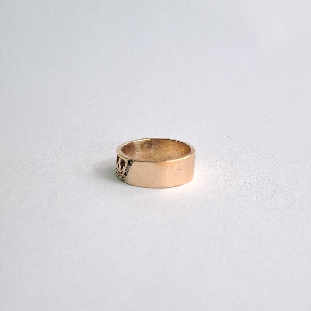 ARGOLLA DE LA SUERTE ORO 14 K 8.8 GRMS (SEMINUEVO)