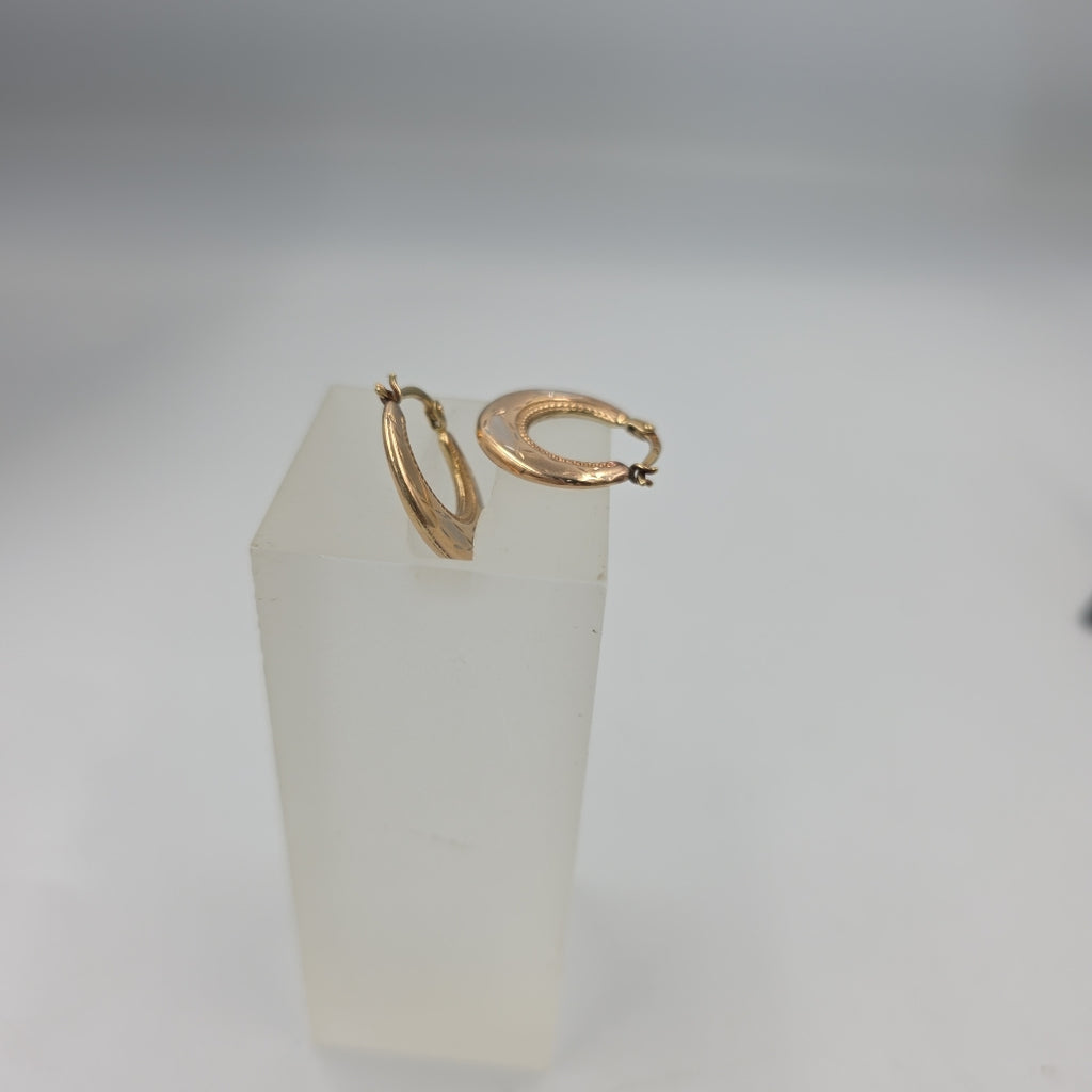 ARRACADAS PAR ORO, ORO COMBINADO 10 K 1.6 GRMS (SEMINUEVO)