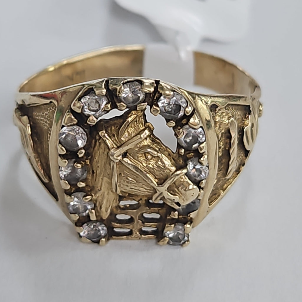 ANILLO ORO 10 K 4.4 GRMS (SEMINUEVO)