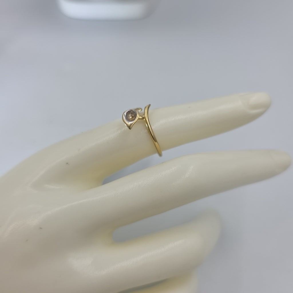 ANILLO ORO,RODIADO 14 K 1,90 GRMS (SEMINUEVO)