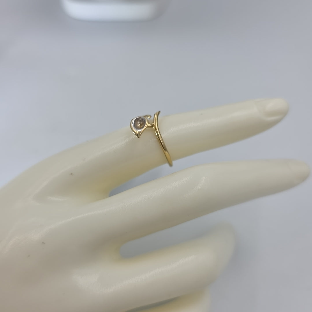 ANILLO ORO,RODIADO 14 K 1,90 GRMS (SEMINUEVO)