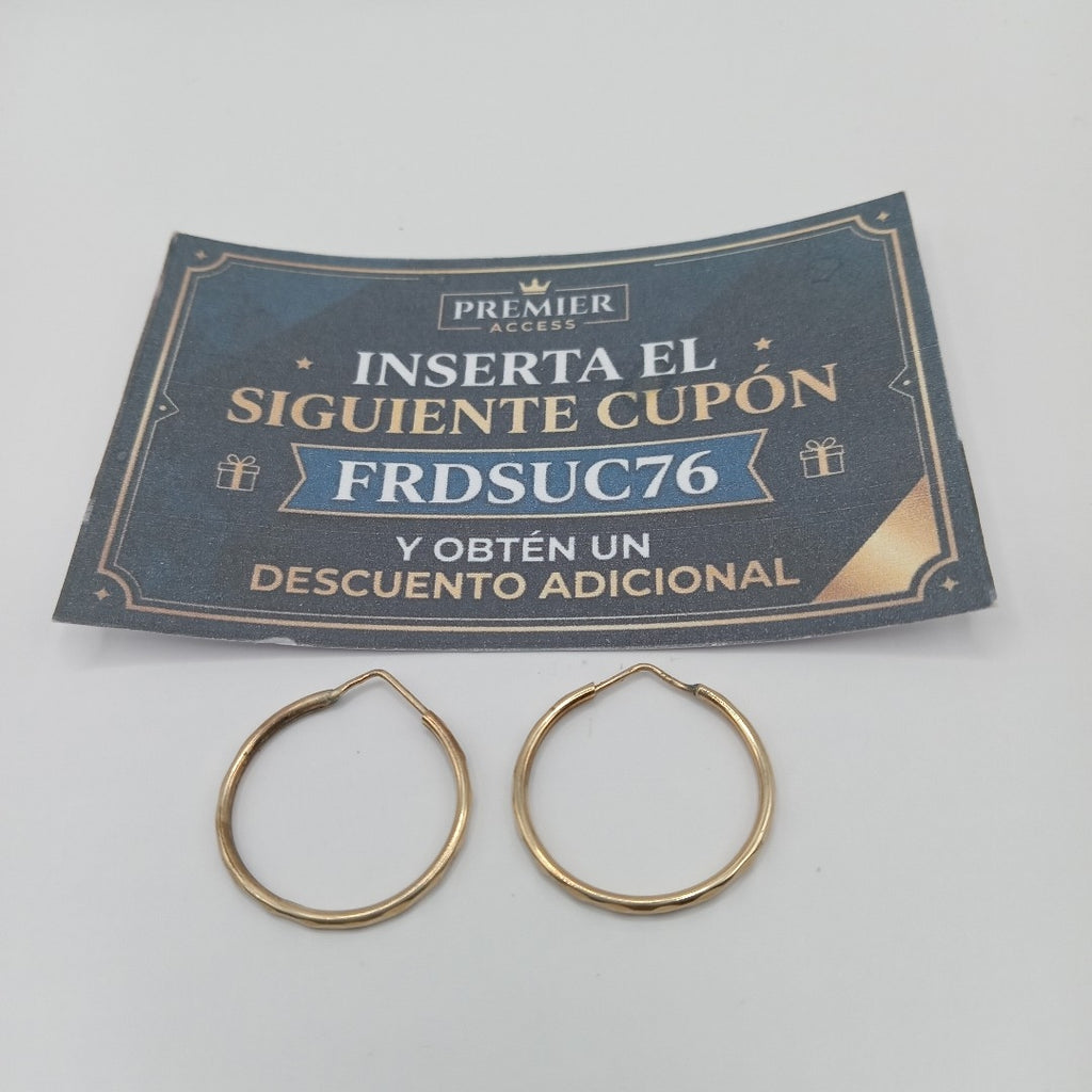 ARRACADAS PAR ORO 10 K 1.1 GRMS (SEMINUEVO)