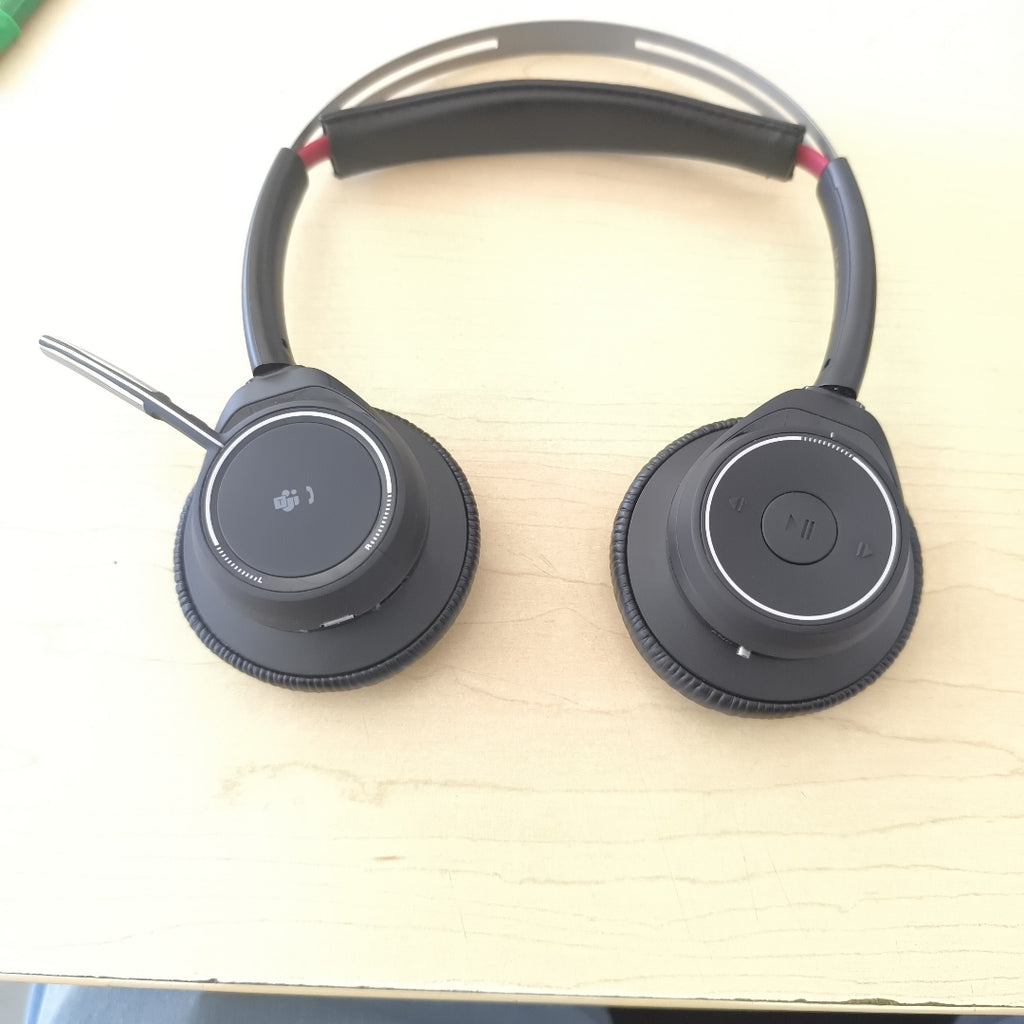 AUDIFONOS PLANTRONICS VOYAGUER FOCUS UC B825 INALAMBRICO OVER EAR (SEMINUEVO)