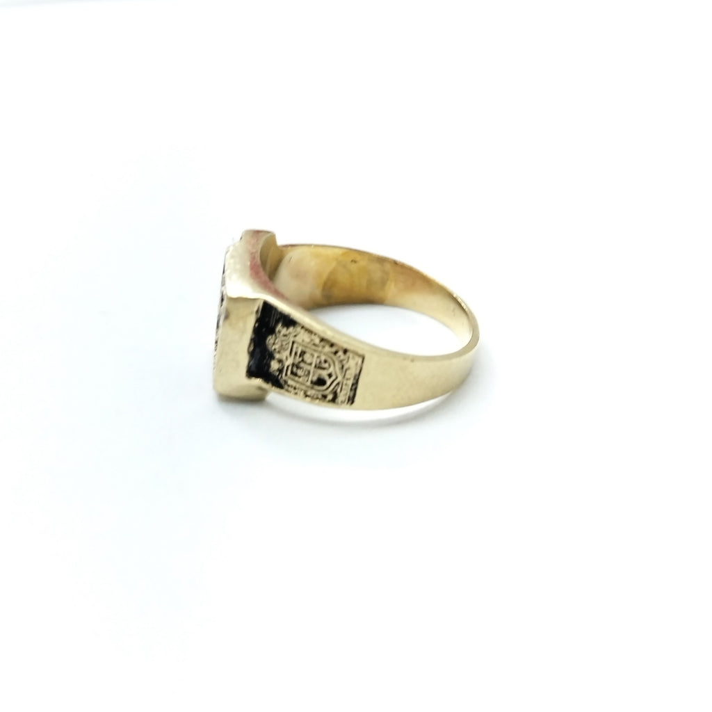 ANILLO DE GRADUACIÓN ORO 14 K 4,70 GRMS (SEMINUEVO)