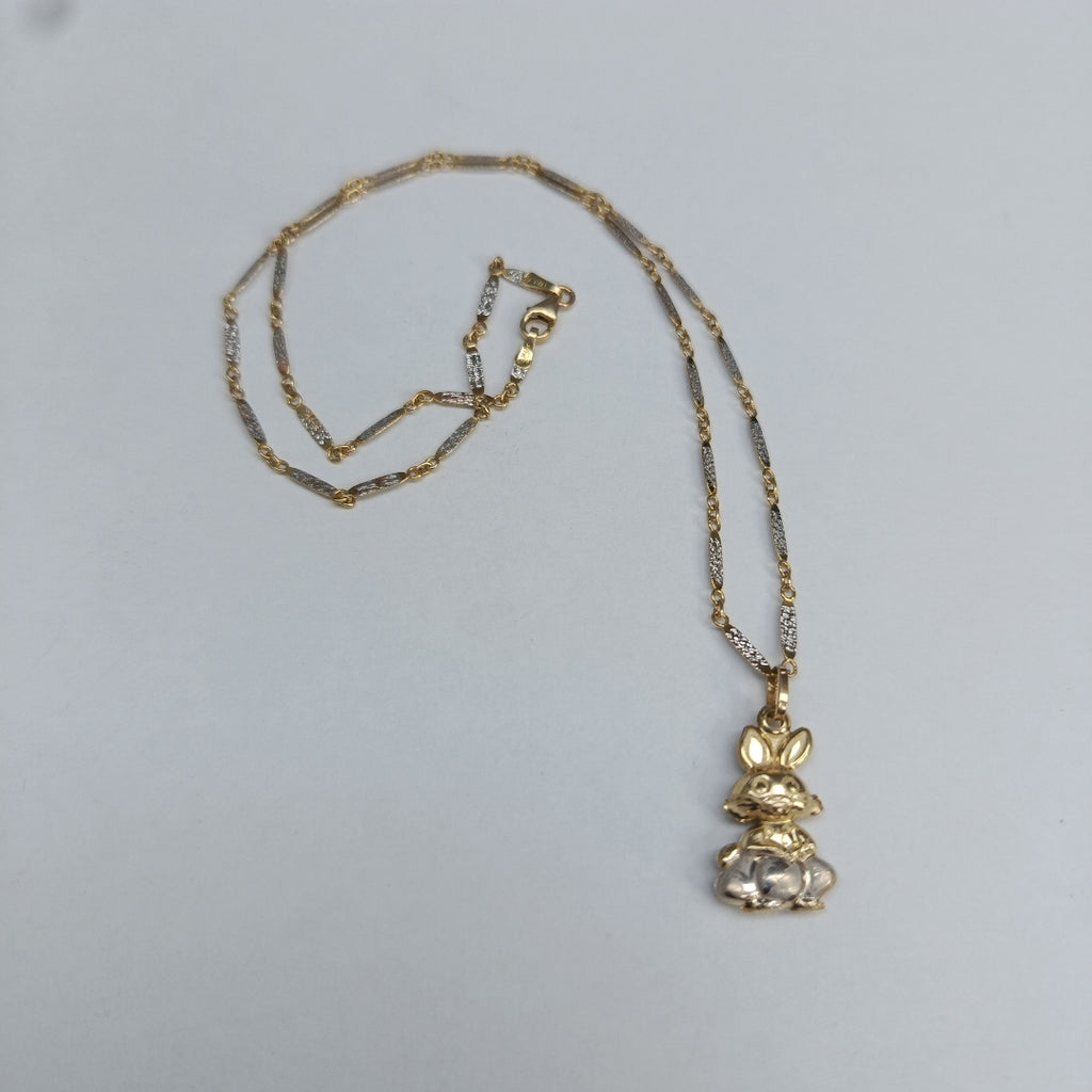 CADENA, DIJE ORO 14 K 3.9 GRMS (SEMINUEVO)