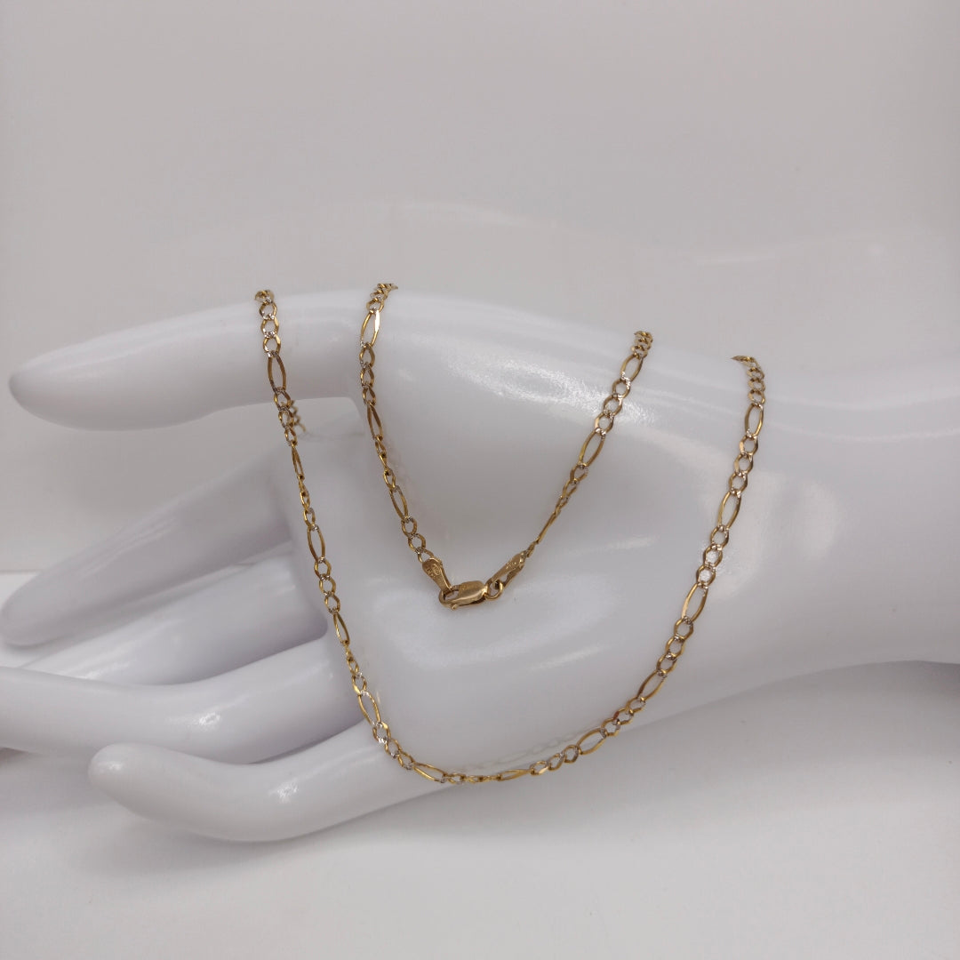 CADENA ORO,RODIADO 14 K 4,30 GRMS (SEMINUEVO)