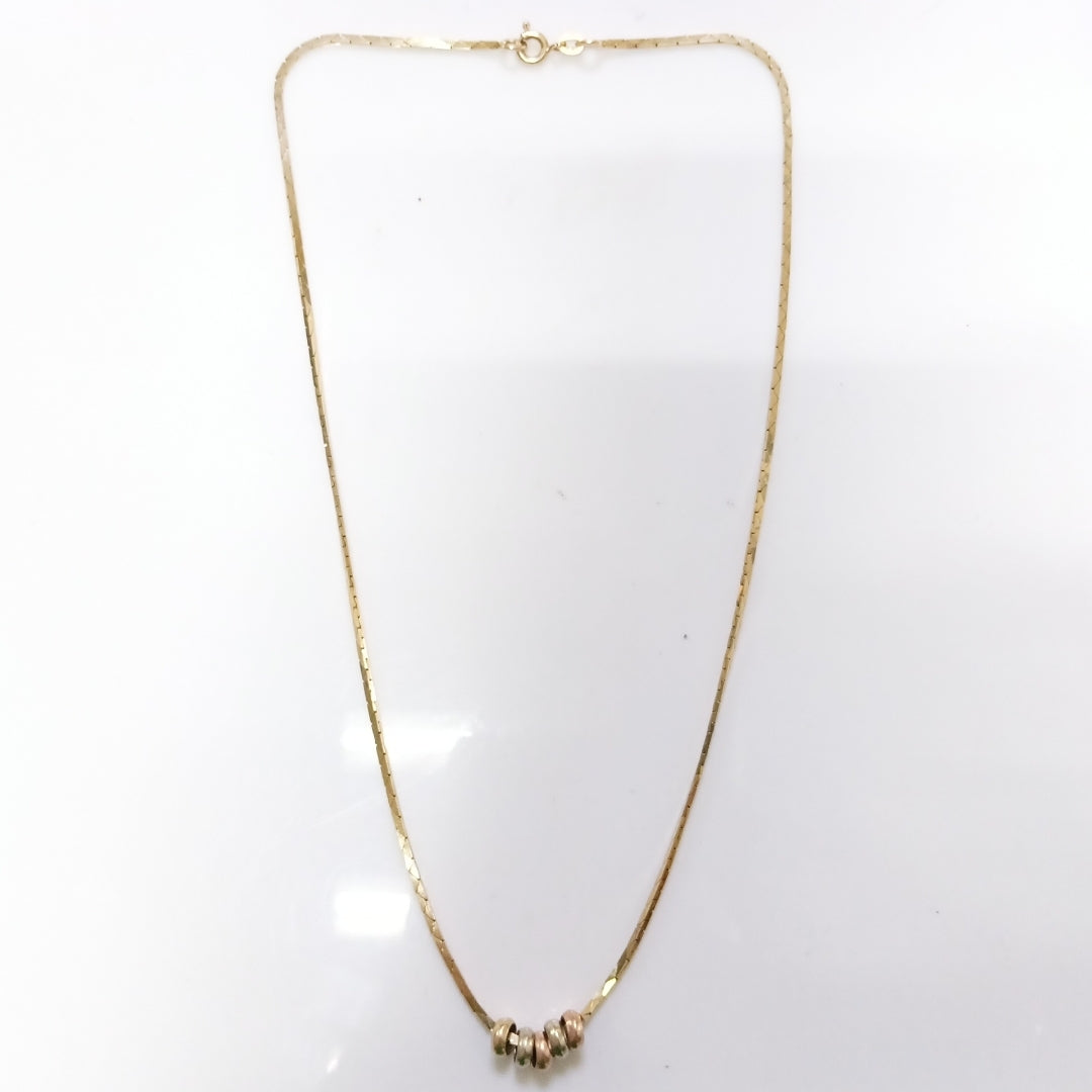 GARGANTILLA ORO 14 K 8.5 GRMS (SEMINUEVO)