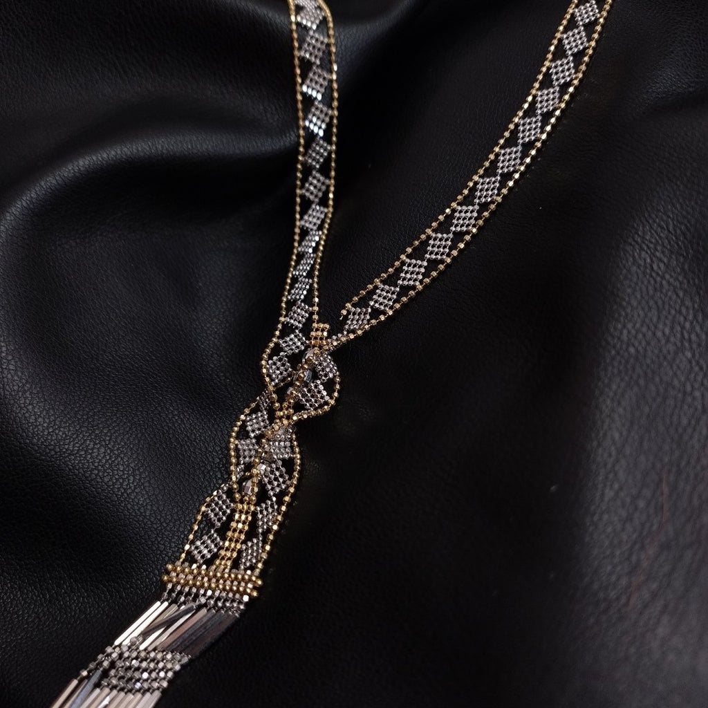 GARGANTILLA ORO COMBINADO 14 K 15.6 GRMS (SEMINUEVO)
