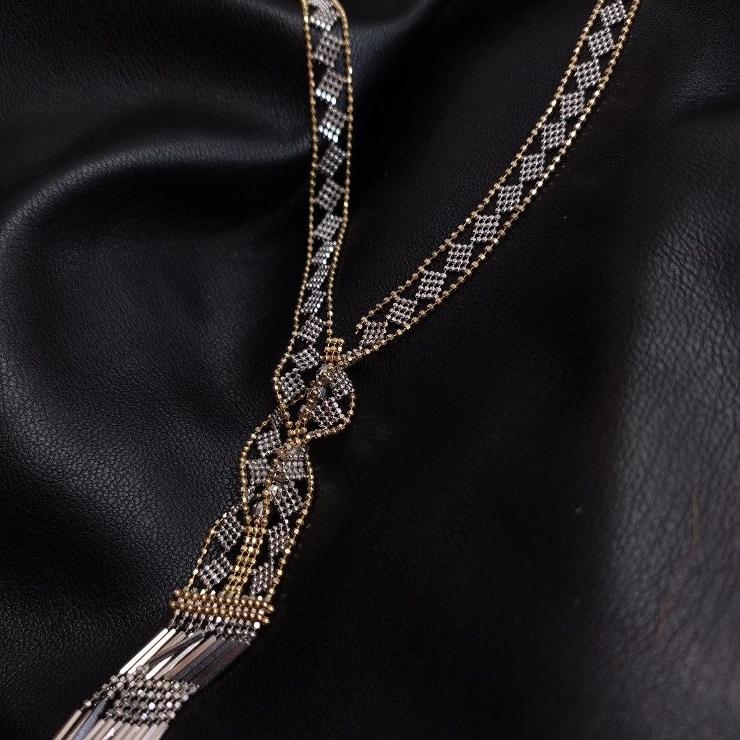 GARGANTILLA ORO COMBINADO 14 K 15.6 GRMS (SEMINUEVO)