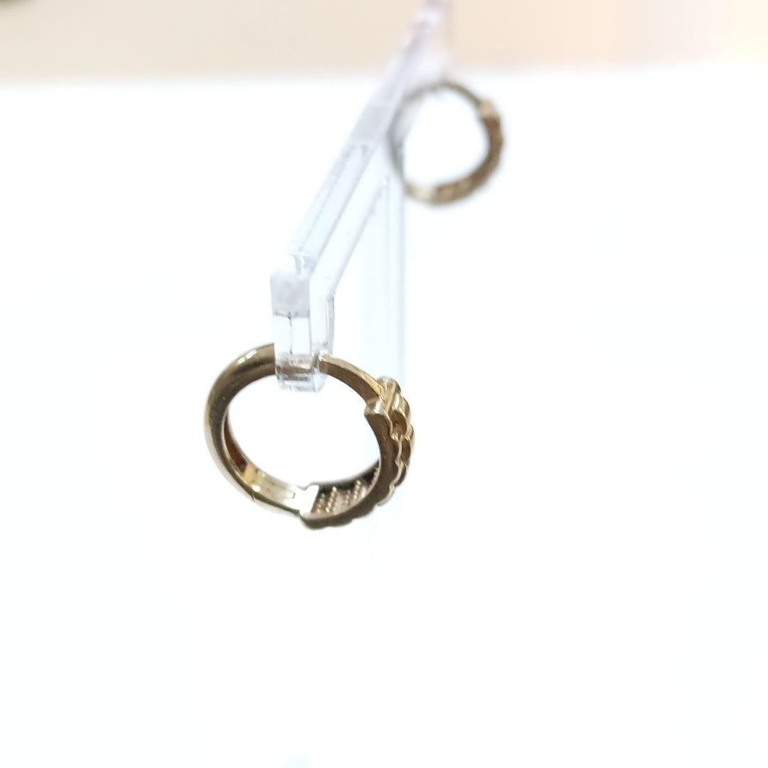 ARRACADAS PAR ORO 14 K 1.9 GRMS (SEMINUEVO)