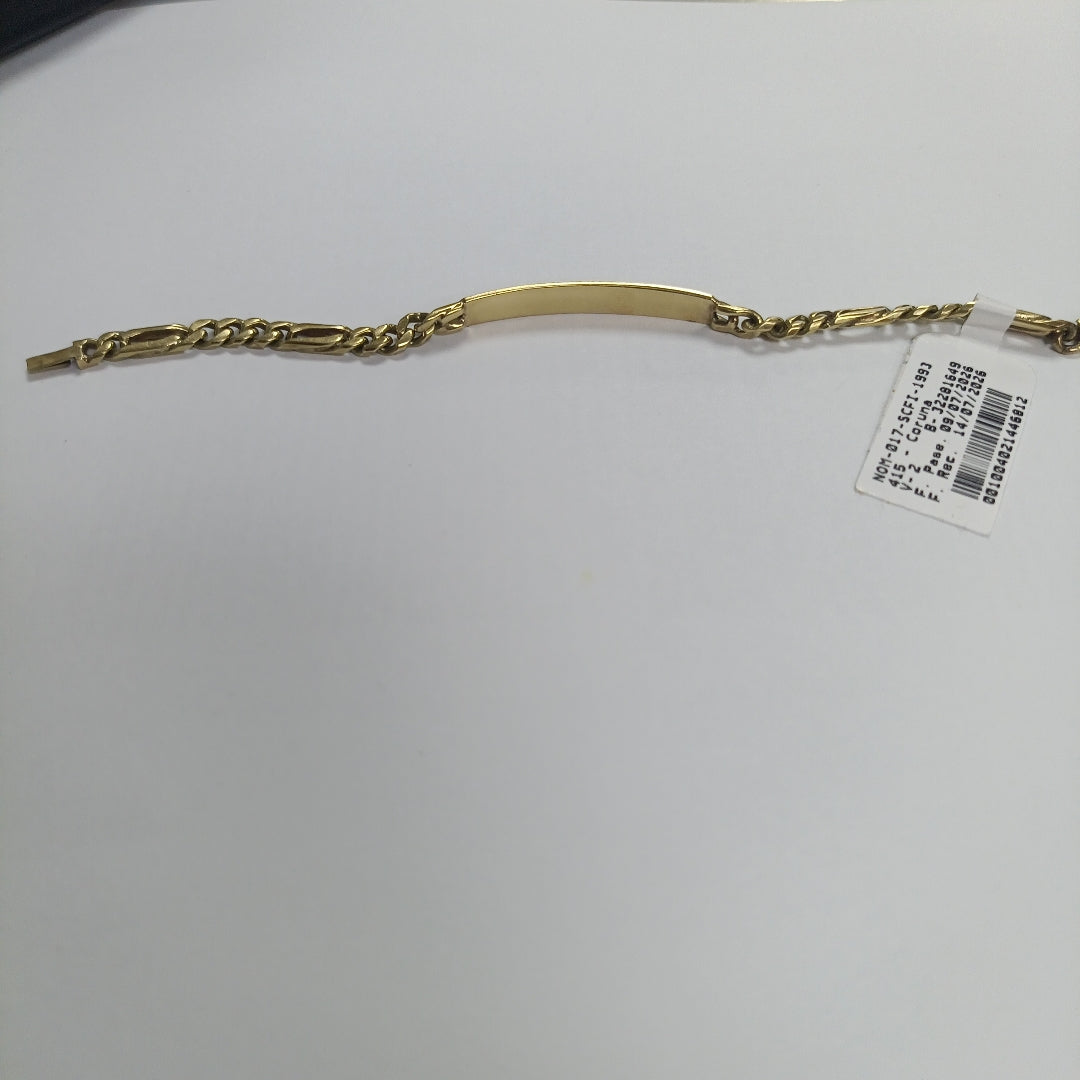 ESCLAVA,PULSERA ORO 14 K 8,10 GRMS (SEMINUEVO)