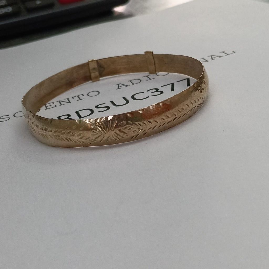 PULSERA RIGIDA ORO 8 K 6.9 GRMS (SEMINUEVO)