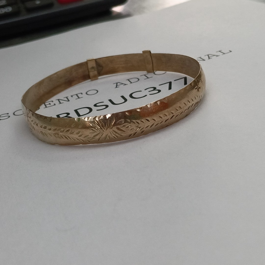 PULSERA RIGIDA ORO 8 K 6.9 GRMS (SEMINUEVO)