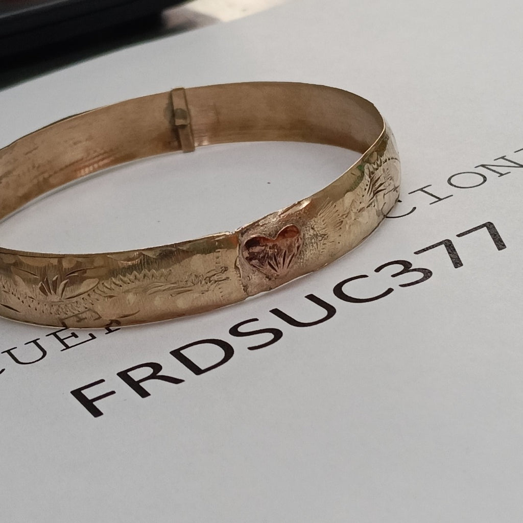PULSERA RIGIDA ORO 8 K 5.6 GRMS (SEMINUEVO)