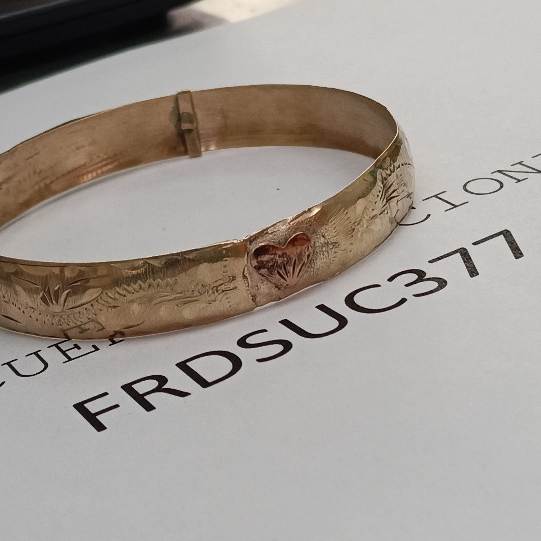 PULSERA RIGIDA ORO 8 K 5.6 GRMS (SEMINUEVO)