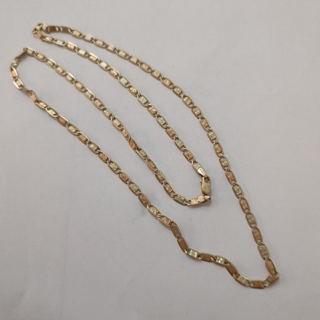 CADENA ORO COMBINADO 10 K 12.5 GRMS (SEMINUEVO)