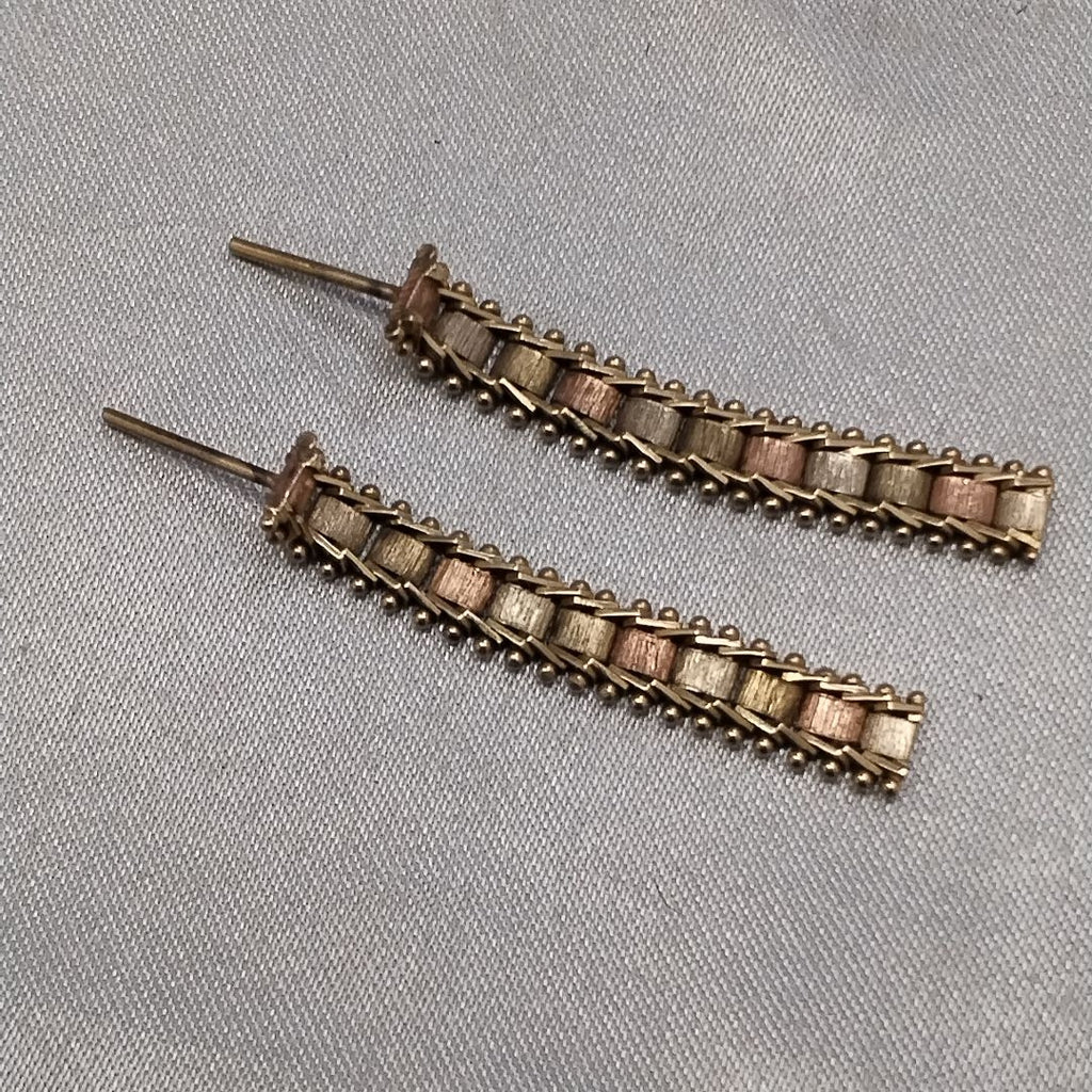 ARETES PAR ORO 10 K 3,20 GRMS (SEMINUEVO)