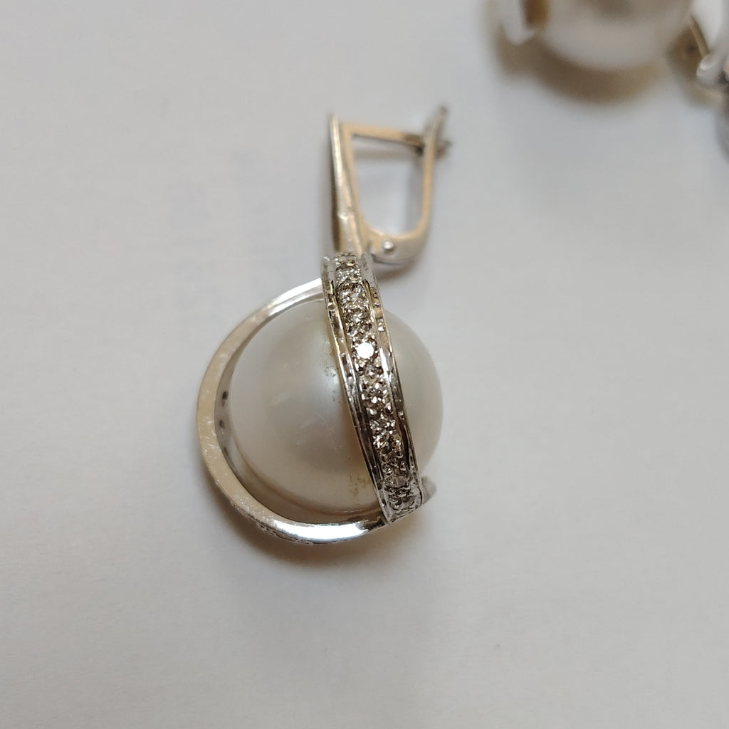 ARETES PAR ORO 14 K 15,30 GRMS (SEMINUEVO)