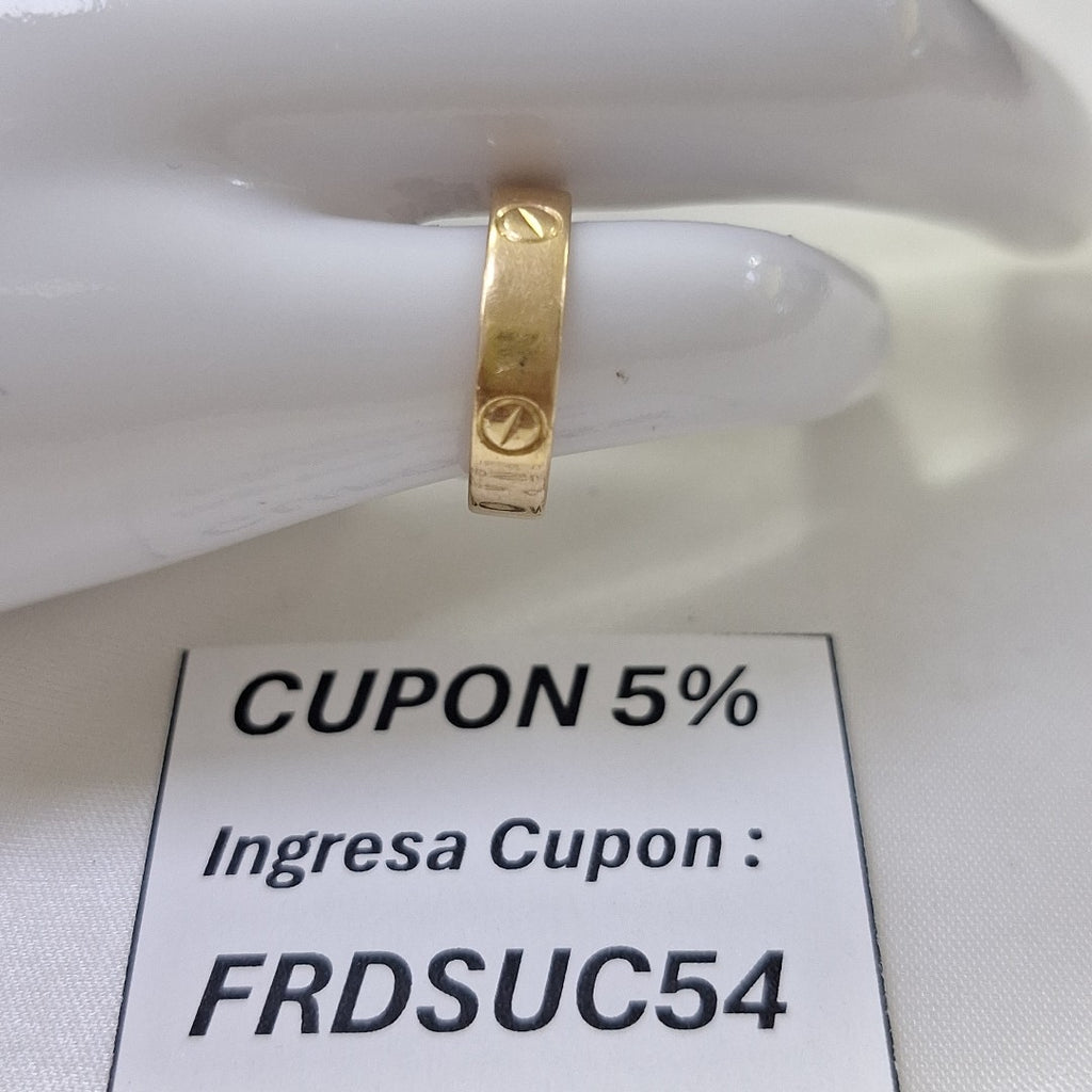 ARGOLLA ORO 18 K 2,50 GRMS (SEMINUEVO)