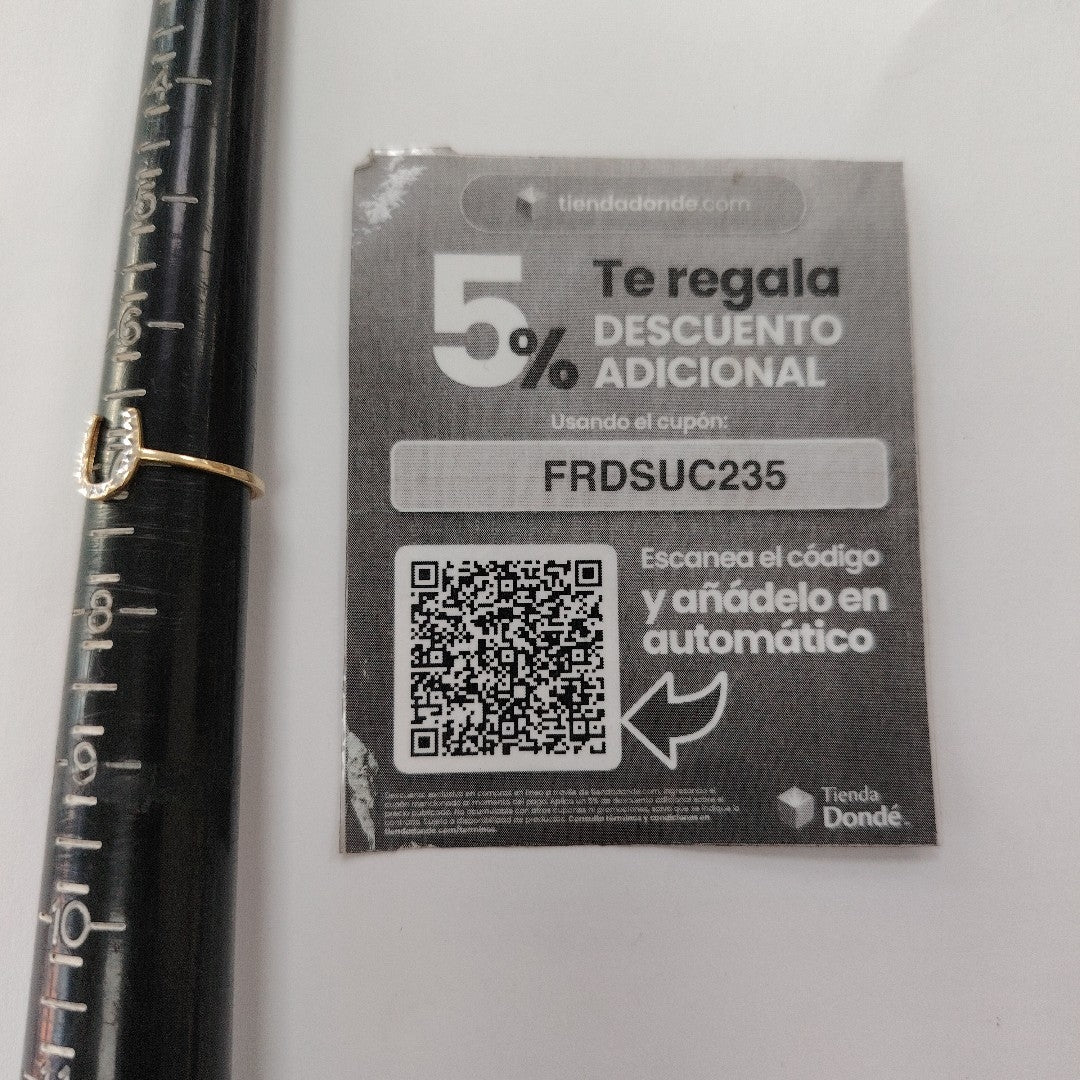 ANILLITO ORO, ORO COMBINADO 14 K 1 GRMS (SEMINUEVO)